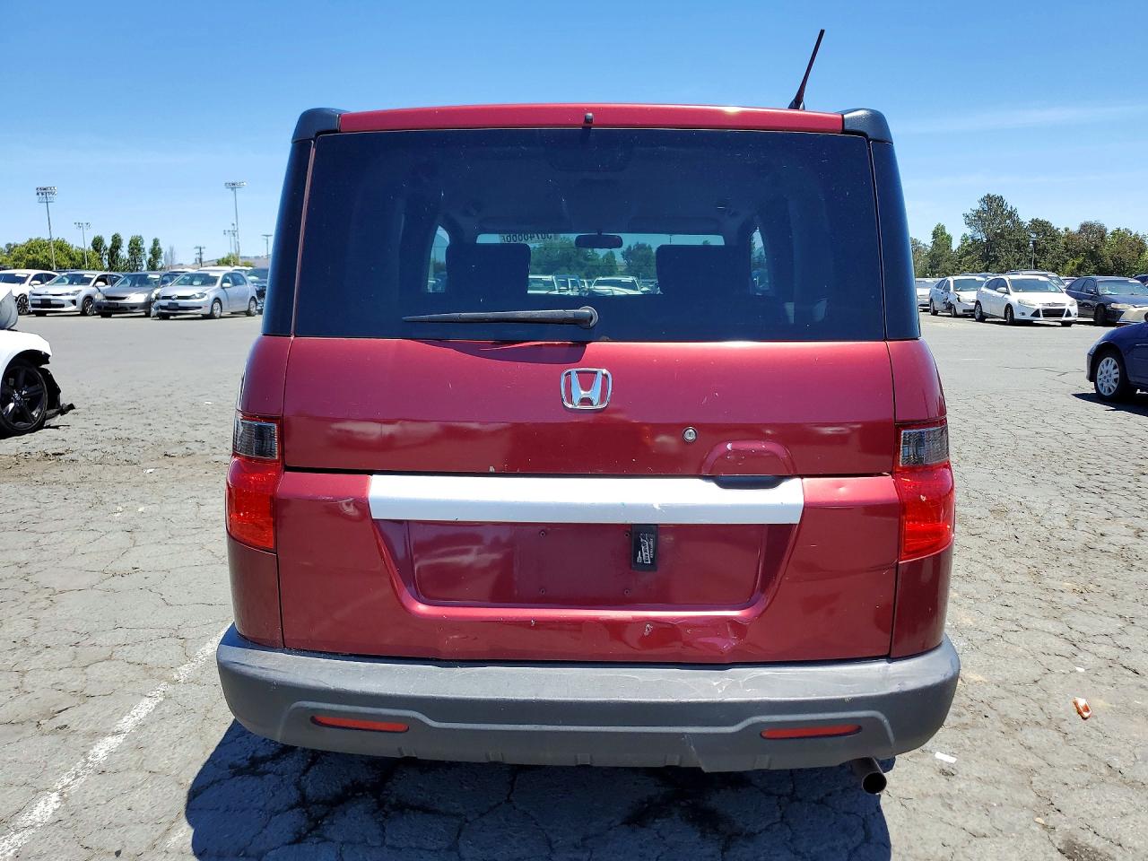 2009 Honda Element Lx Burgundy vin: 5J6YH18389L000477