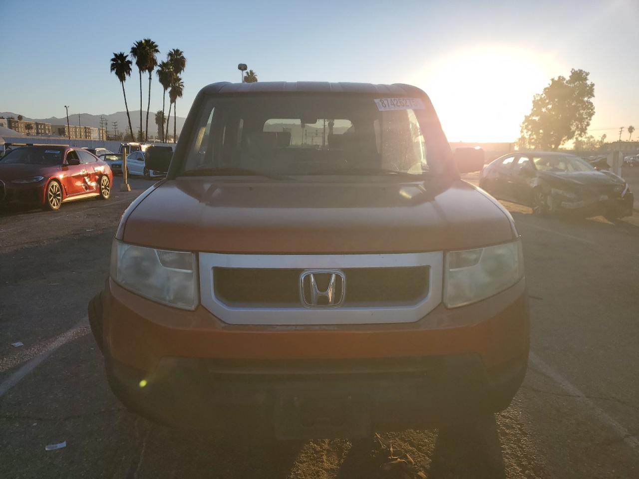 2009 Honda Element Lx Orange vin: 5J6YH18389L003332