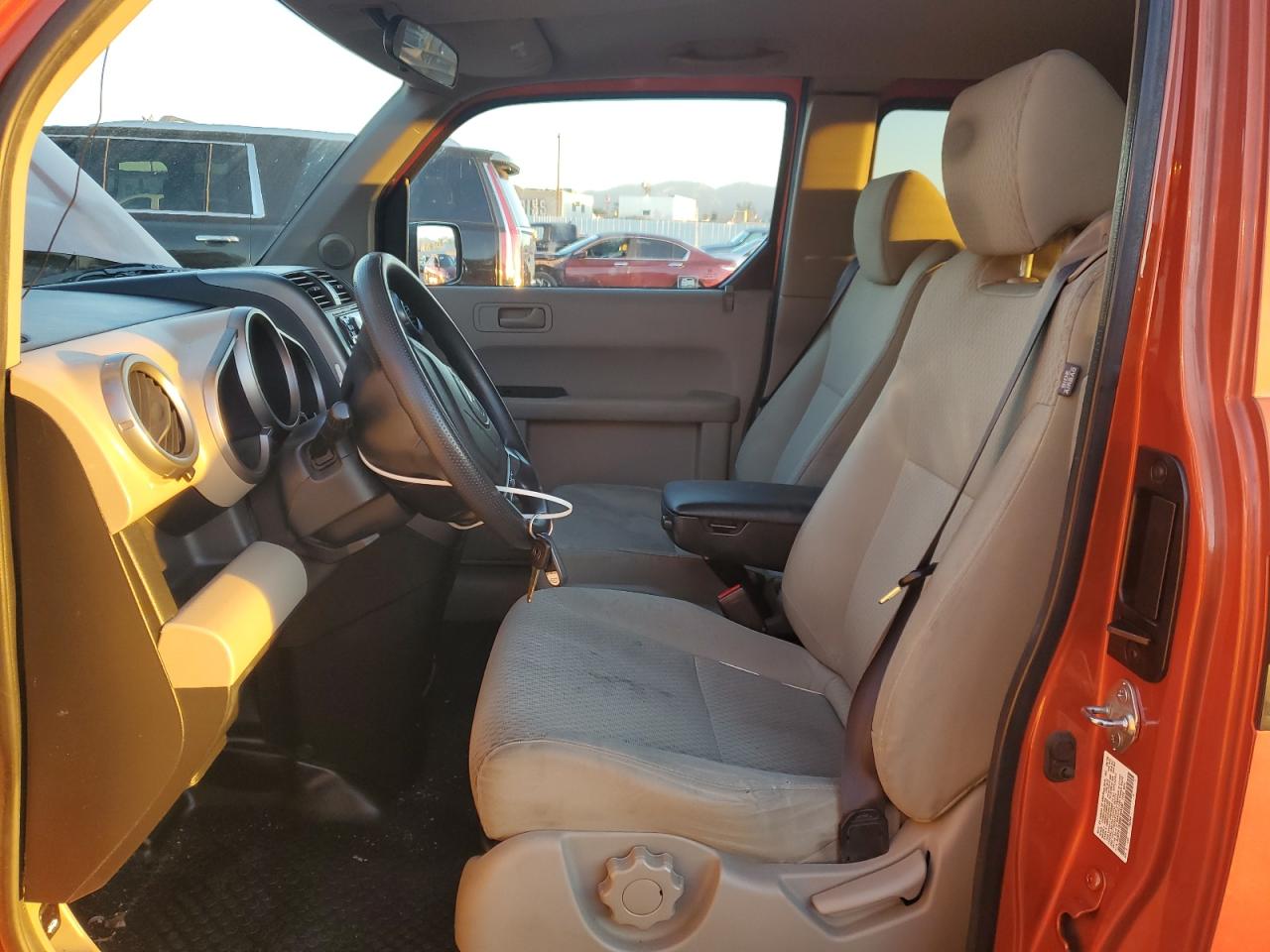 2009 Honda Element Lx Orange vin: 5J6YH18389L003332