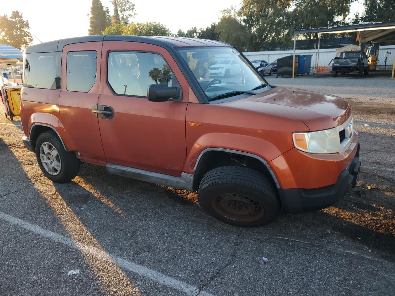 2009 Honda Element Lx Orange vin: 5J6YH18389L003332