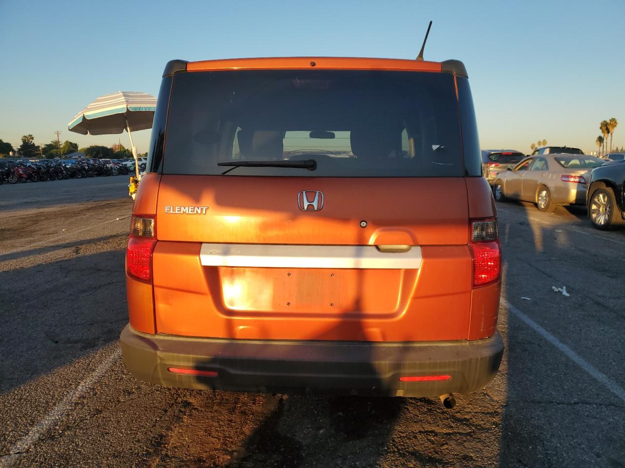 2009 Honda Element Lx Orange vin: 5J6YH18389L003332