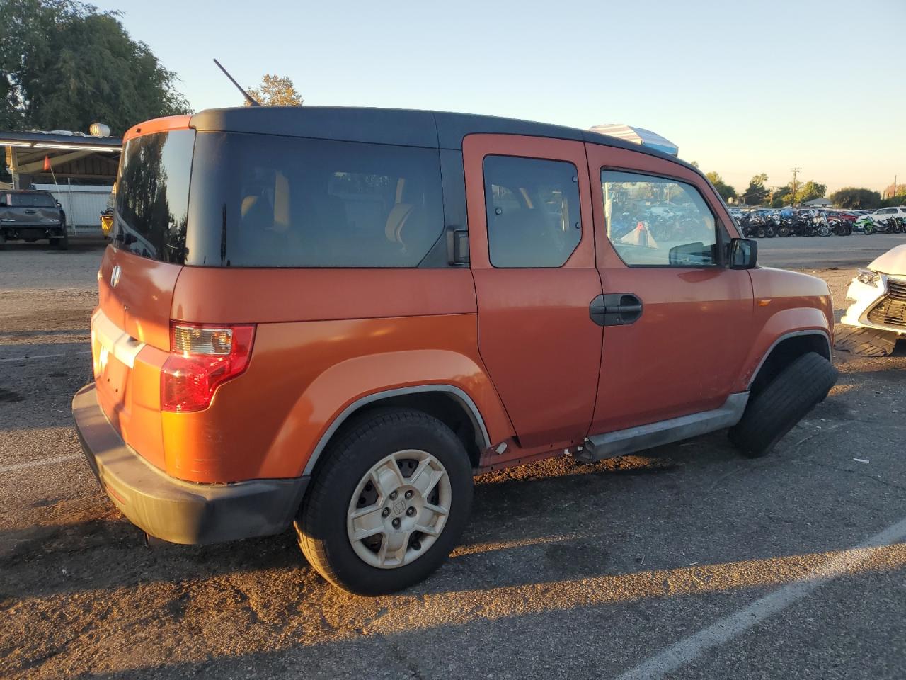 2009 Honda Element Lx Orange vin: 5J6YH18389L003332