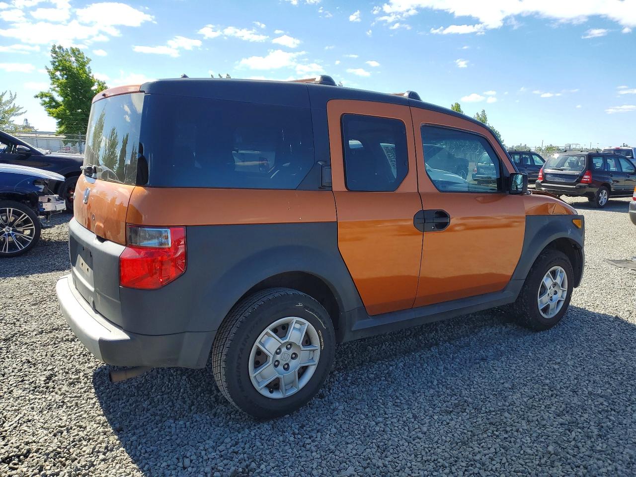 2007 Honda Element Lx Orange vin: 5J6YH18397L002414