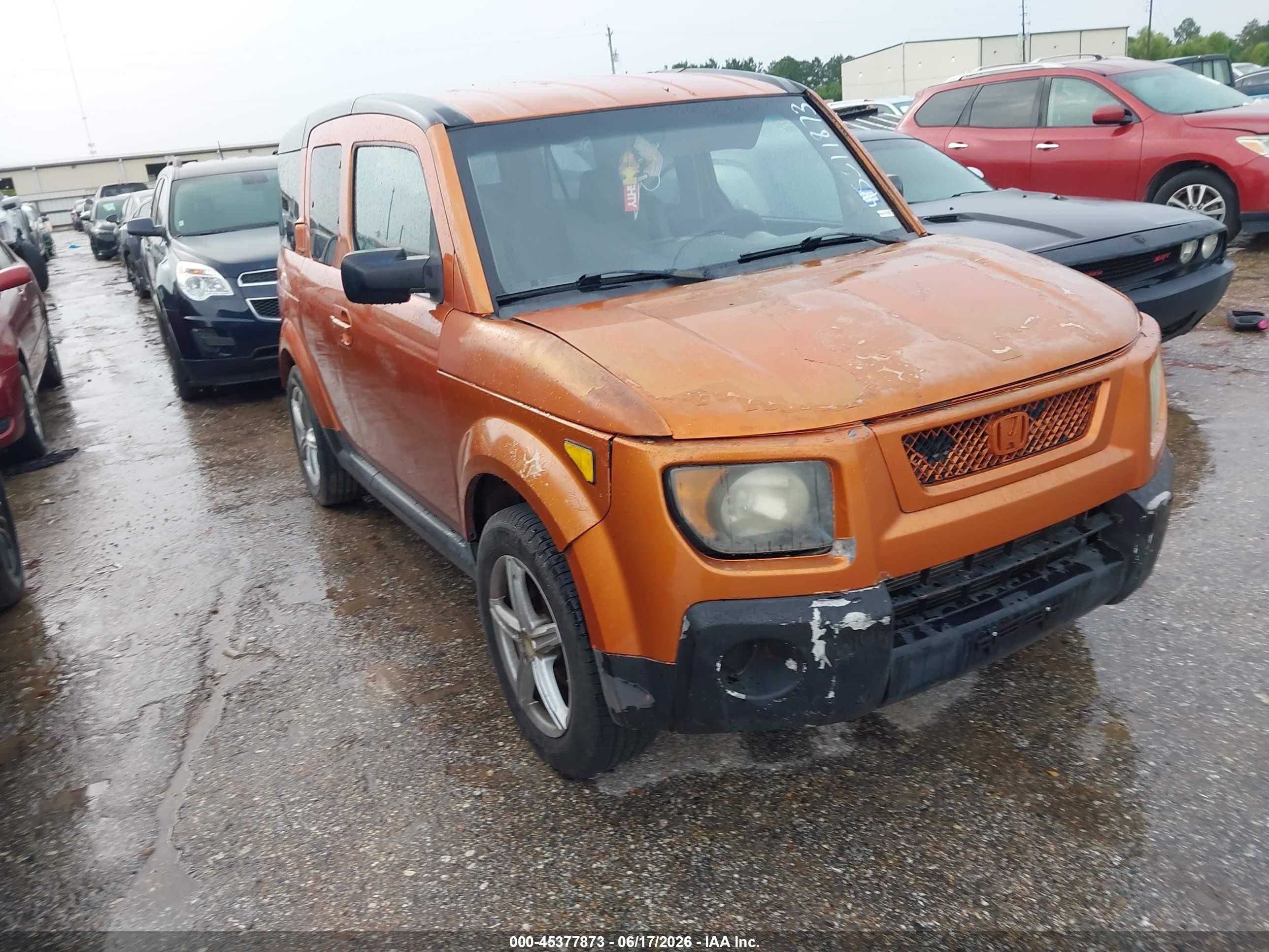 2008 Honda Element Lx Orange vin: 5J6YH18398L013415