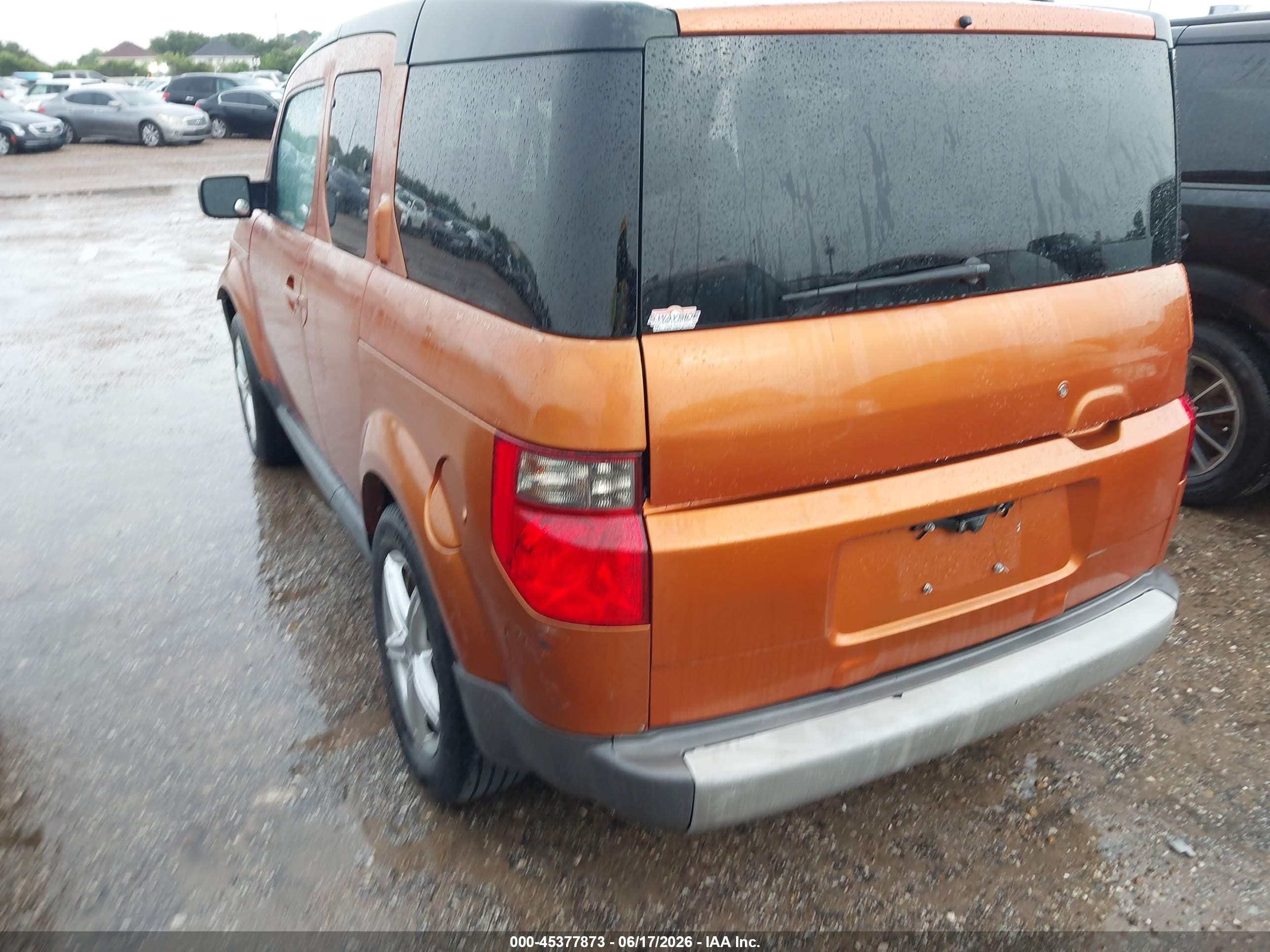 2008 Honda Element Lx Orange vin: 5J6YH18398L013415