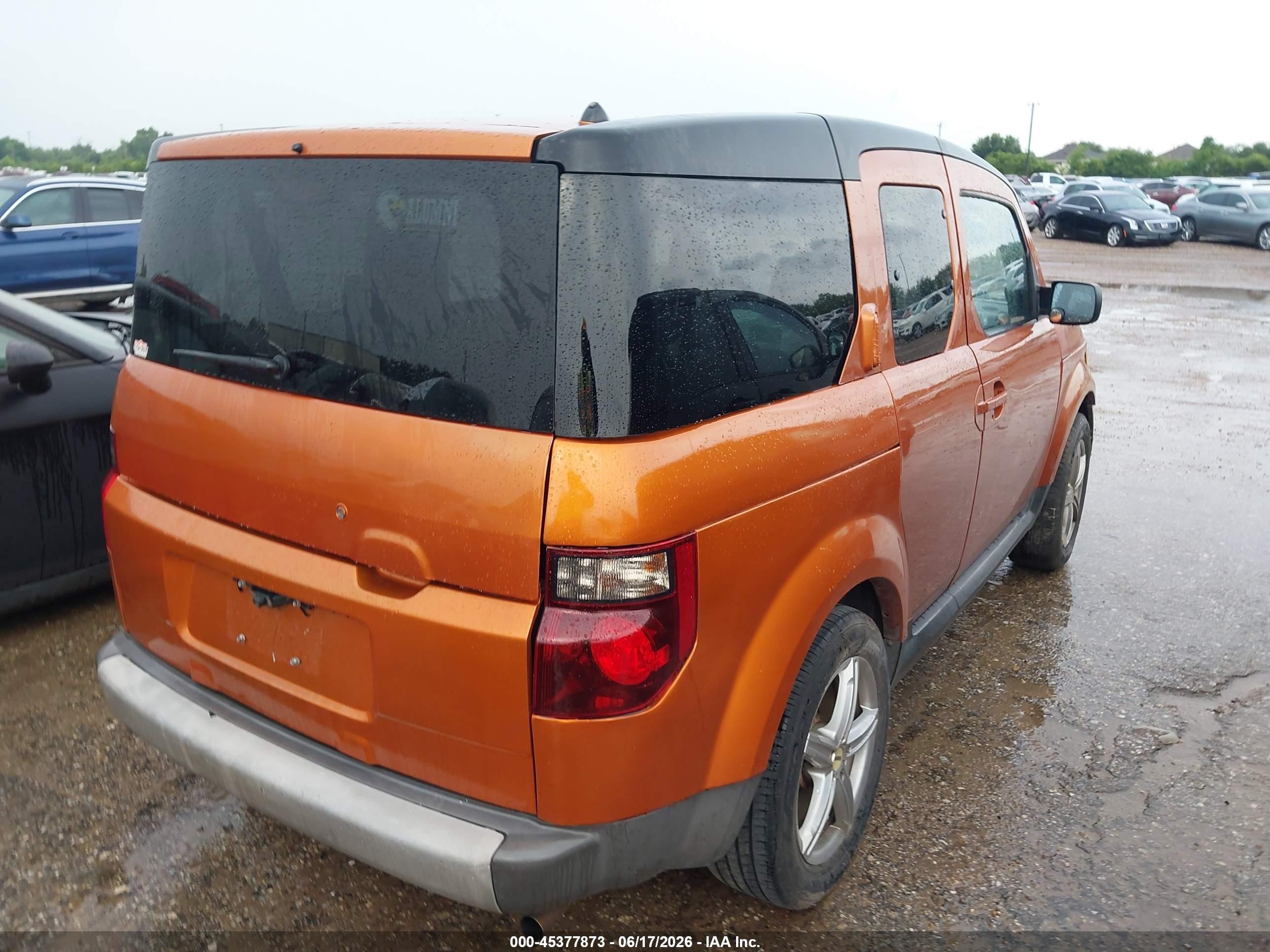 2008 Honda Element Lx Orange vin: 5J6YH18398L013415