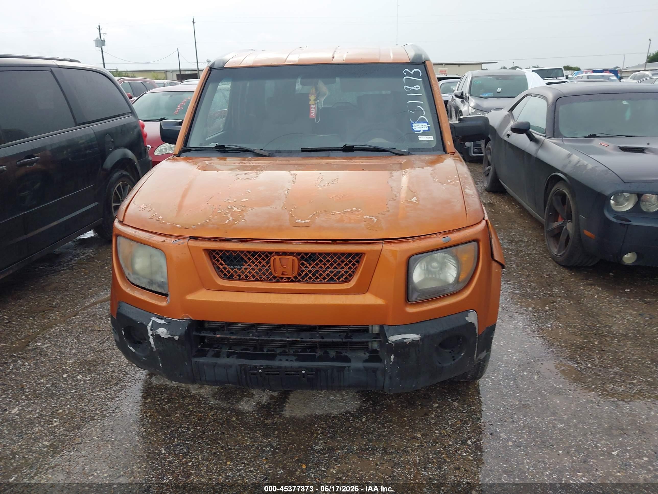 2008 Honda Element Lx Orange vin: 5J6YH18398L013415