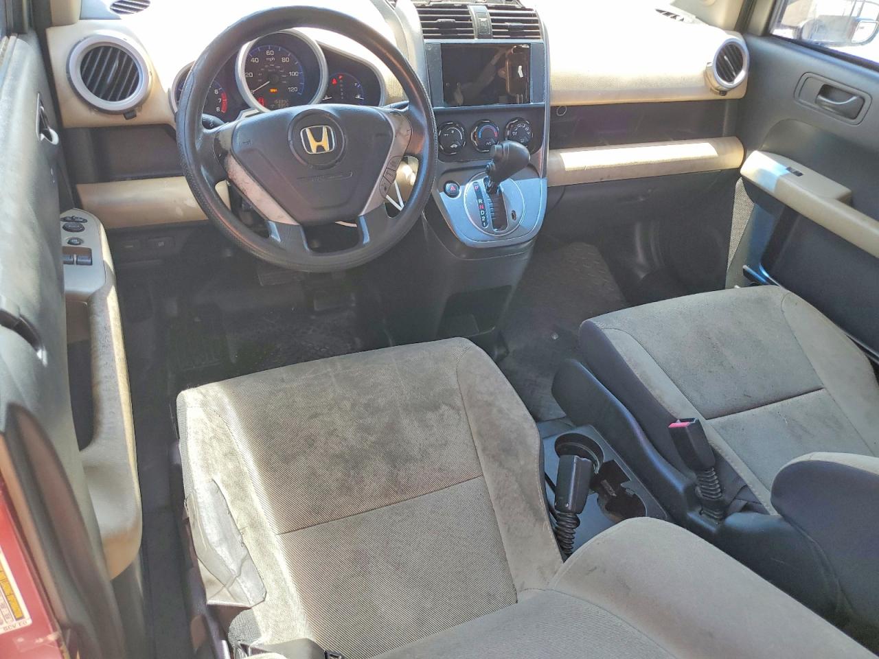 2007 Honda Element Lx Red vin: 5J6YH183X7L012787