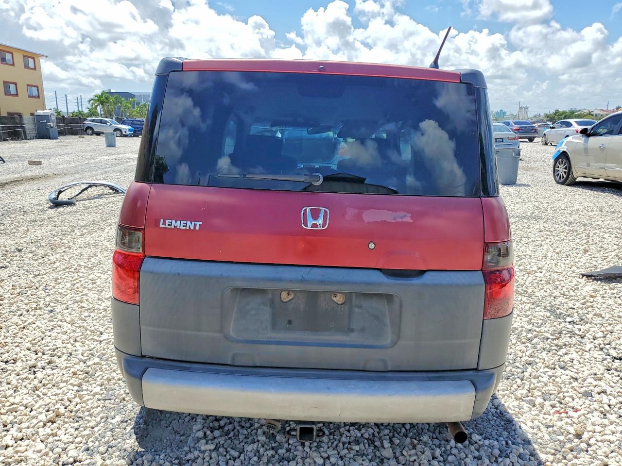 2007 Honda Element Lx Red vin: 5J6YH183X7L012787