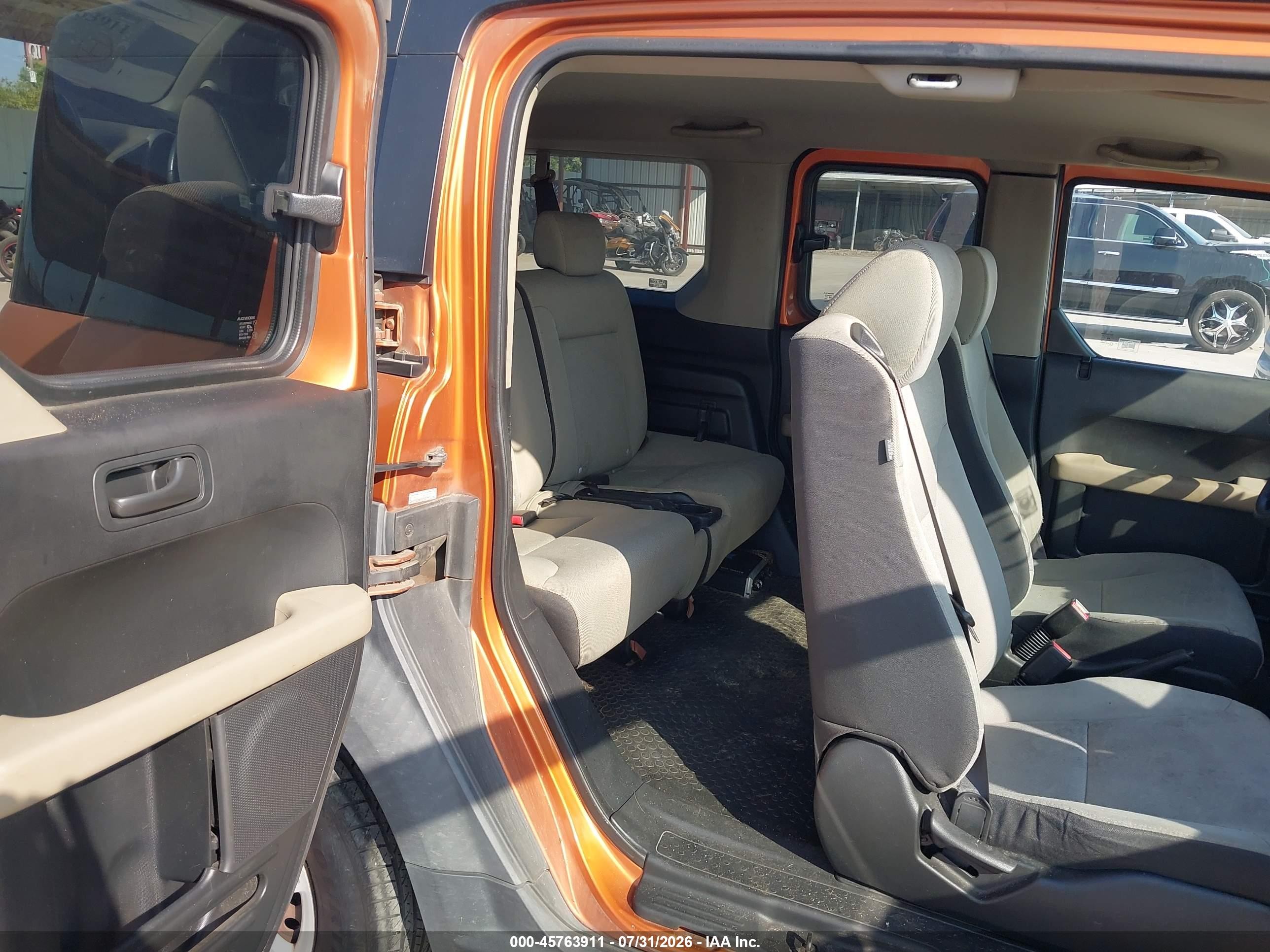 2008 Honda Element Lx Orange vin: 5J6YH183X8L011219