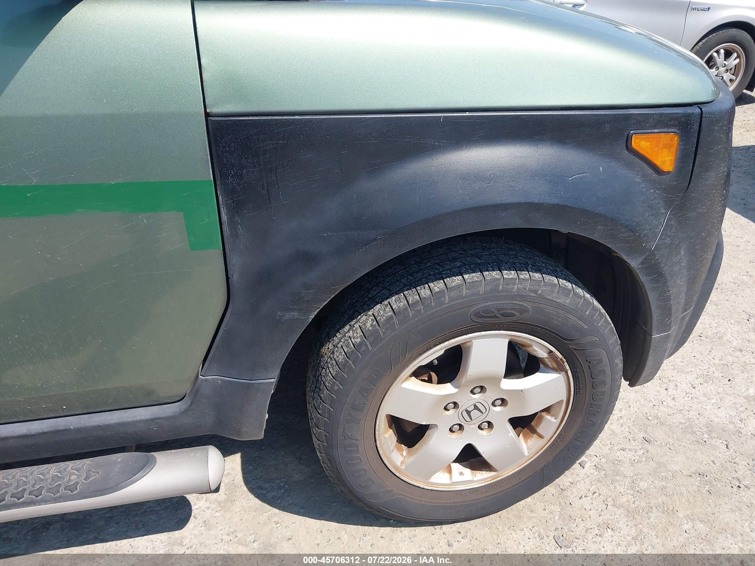 2003 Honda Element Ex Green vin: 5J6YH18503L007495