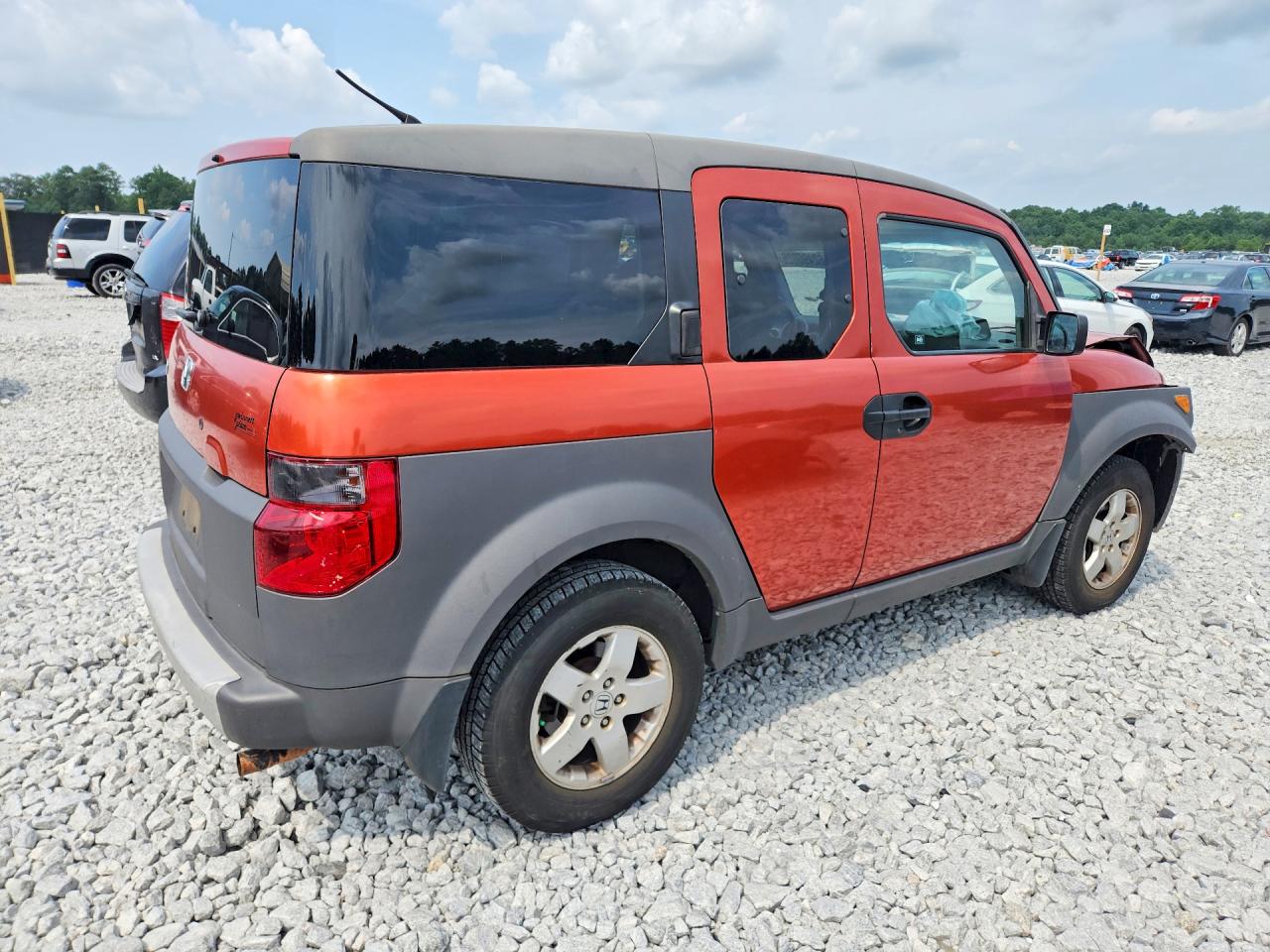 2004 Honda Element Ex Orange vin: 5J6YH18504L015761