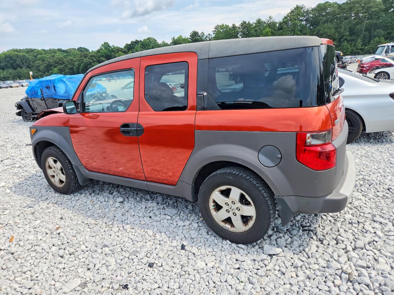 2004 Honda Element Ex Orange vin: 5J6YH18504L015761