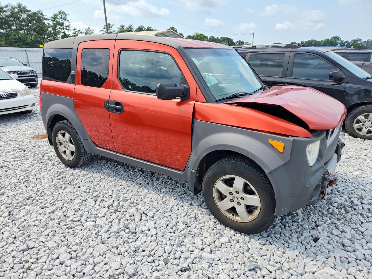 2004 Honda Element Ex Orange vin: 5J6YH18504L015761
