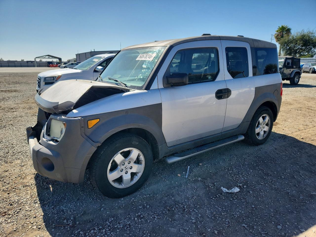 2003 Honda Element Ex Gray vin: 5J6YH18513L021924
