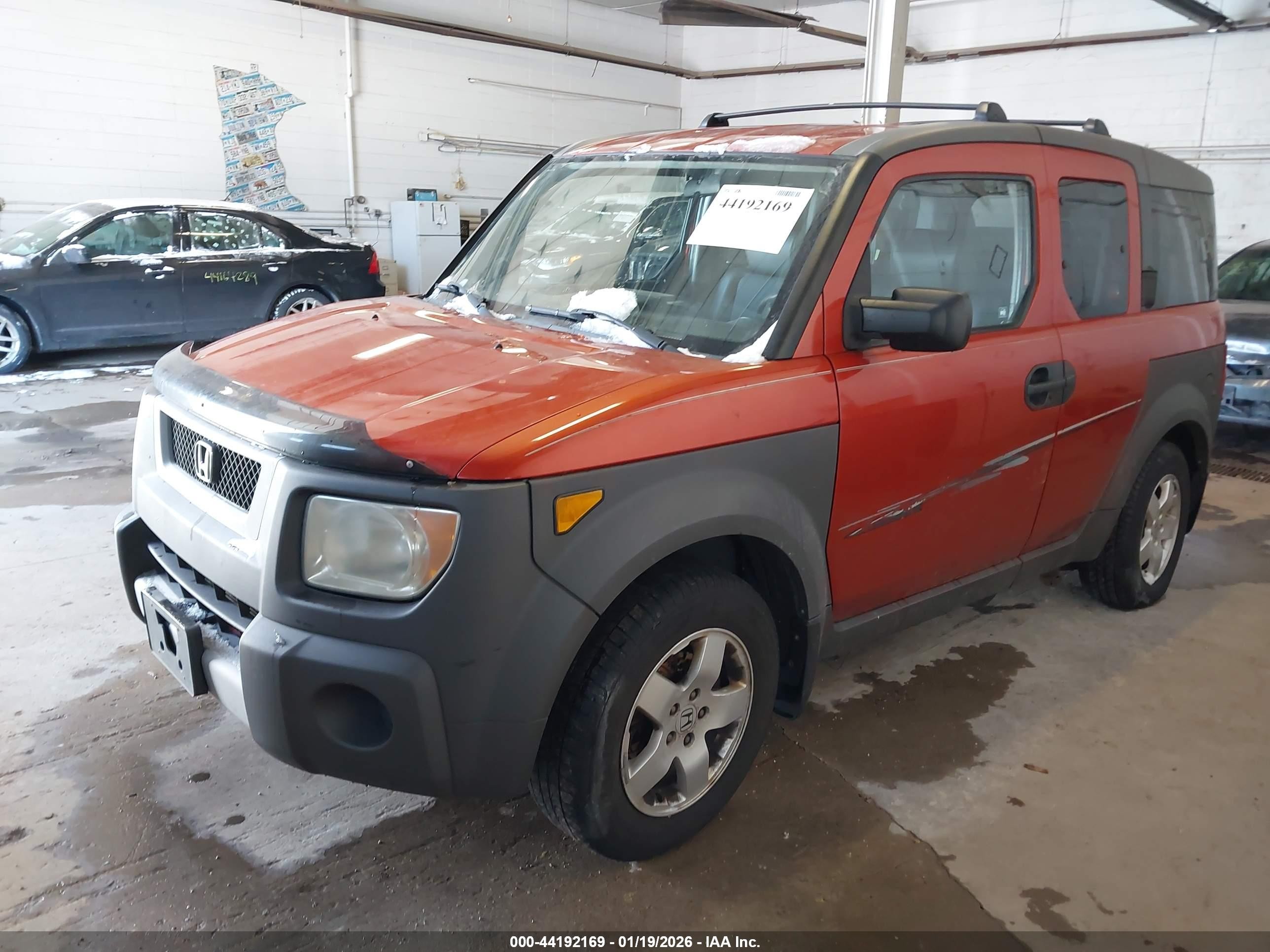 2003 Honda Element Ex Orange vin: 5J6YH18523L016540