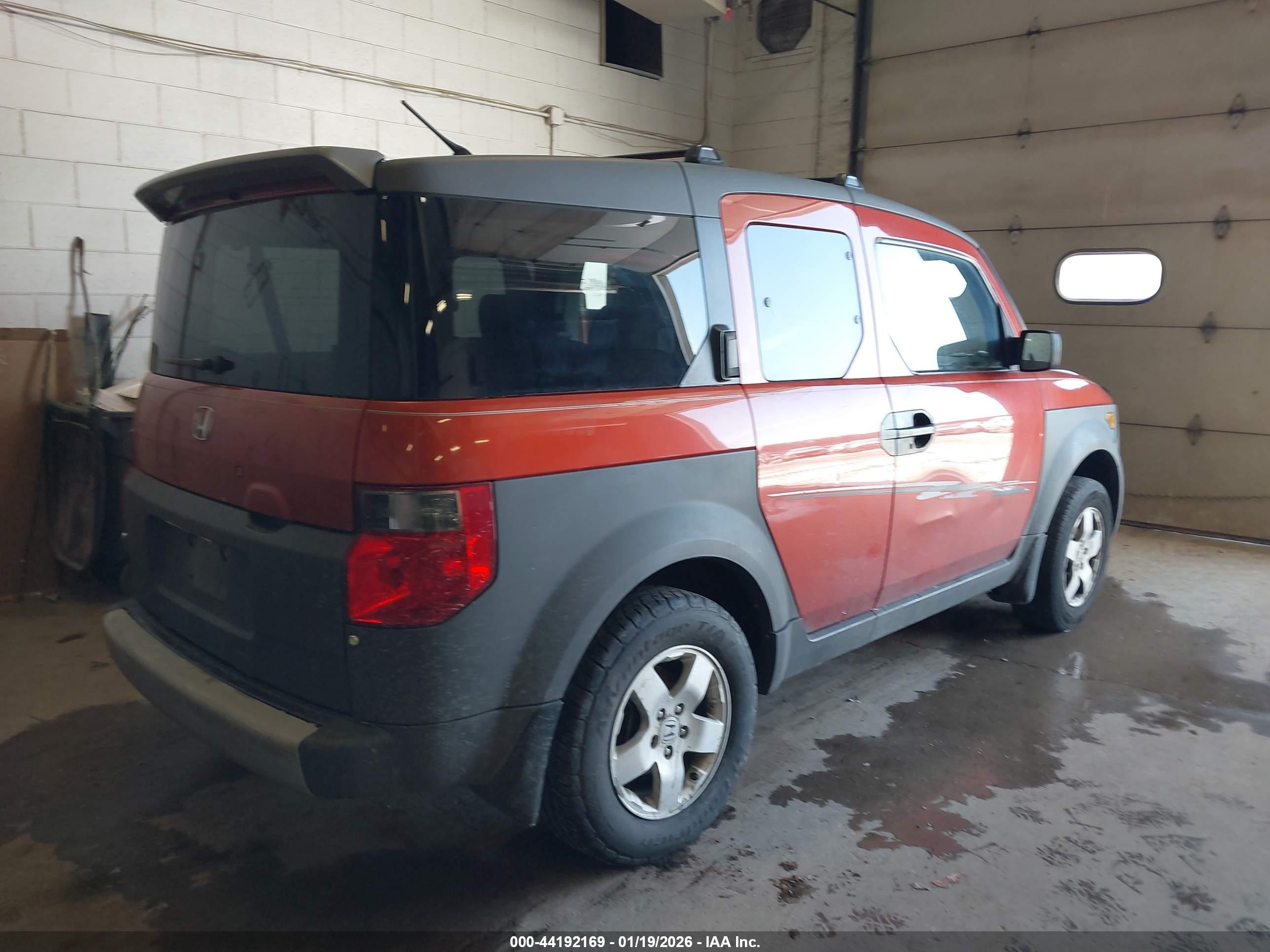 2003 Honda Element Ex Orange vin: 5J6YH18523L016540