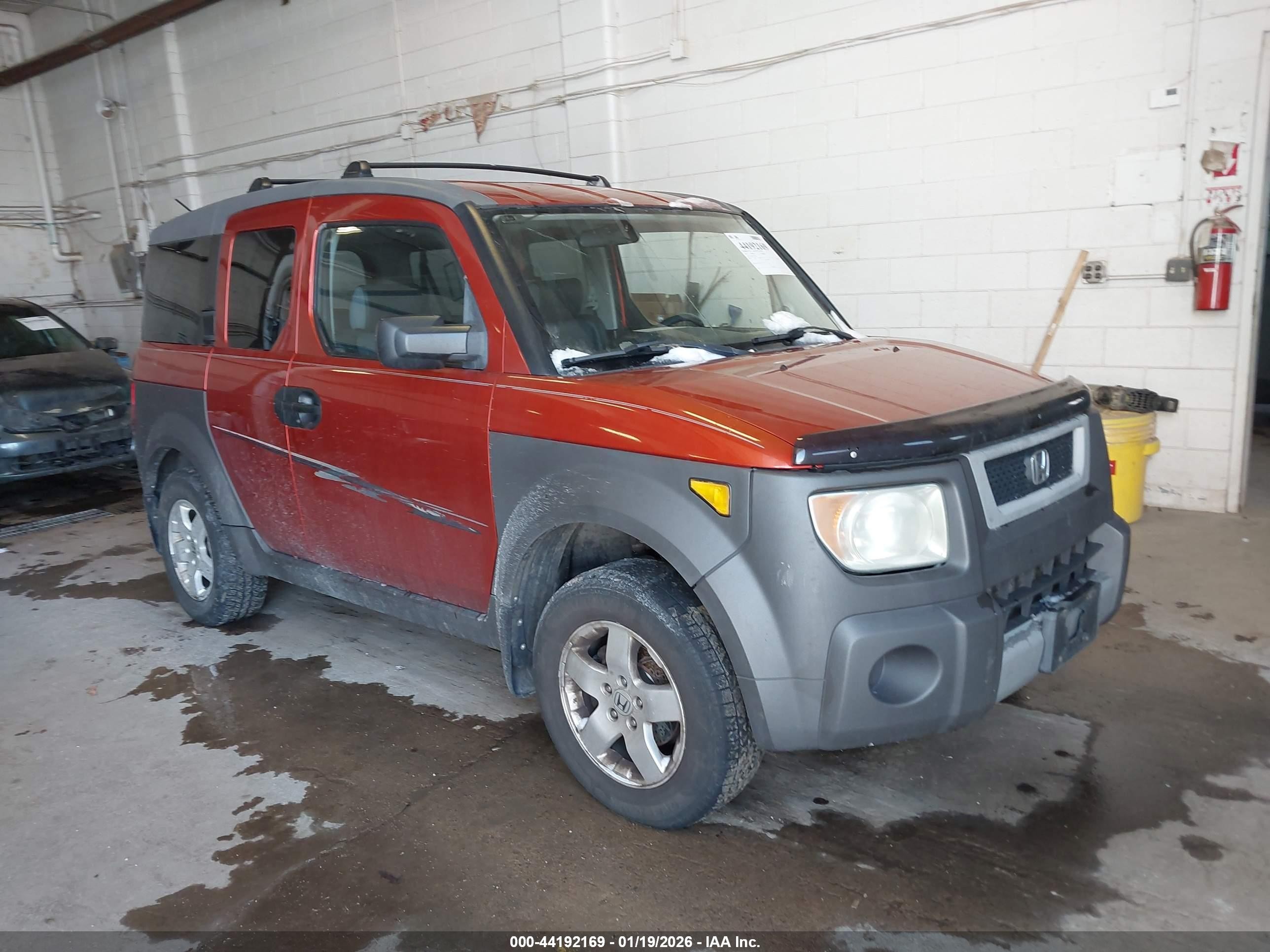 2003 Honda Element Ex Orange vin: 5J6YH18523L016540