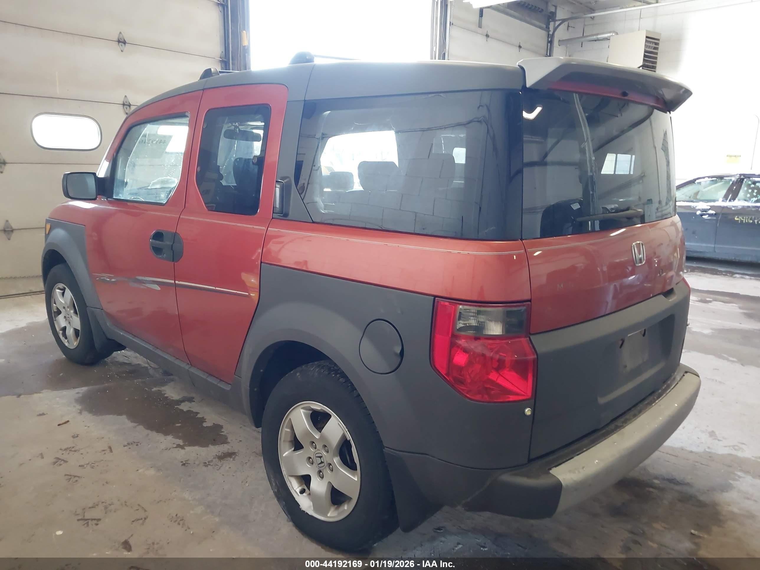 2003 Honda Element Ex Orange vin: 5J6YH18523L016540