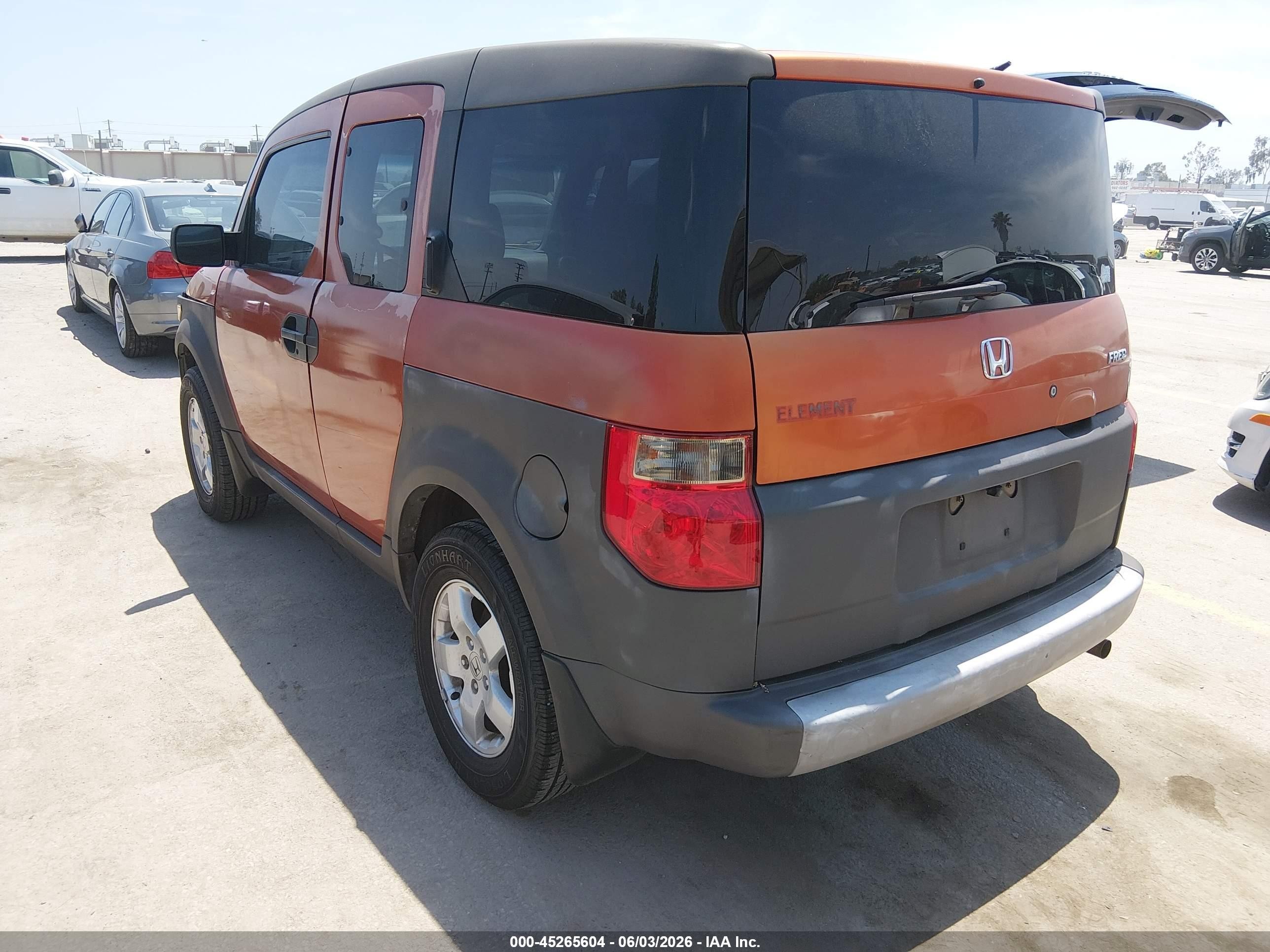 2003 Honda Element Ex Orange vin: 5J6YH18523L020488
