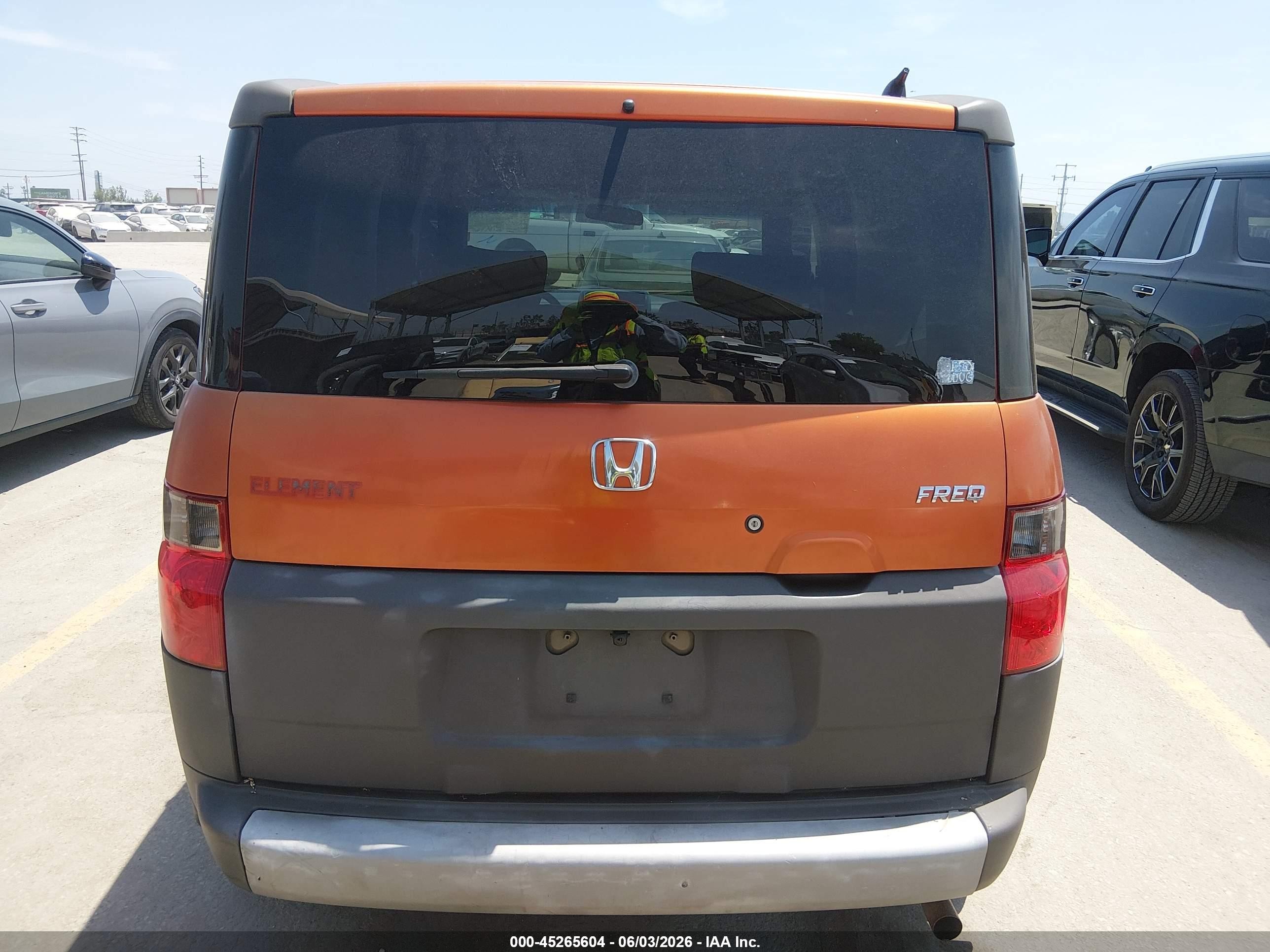 2003 Honda Element Ex Orange vin: 5J6YH18523L020488