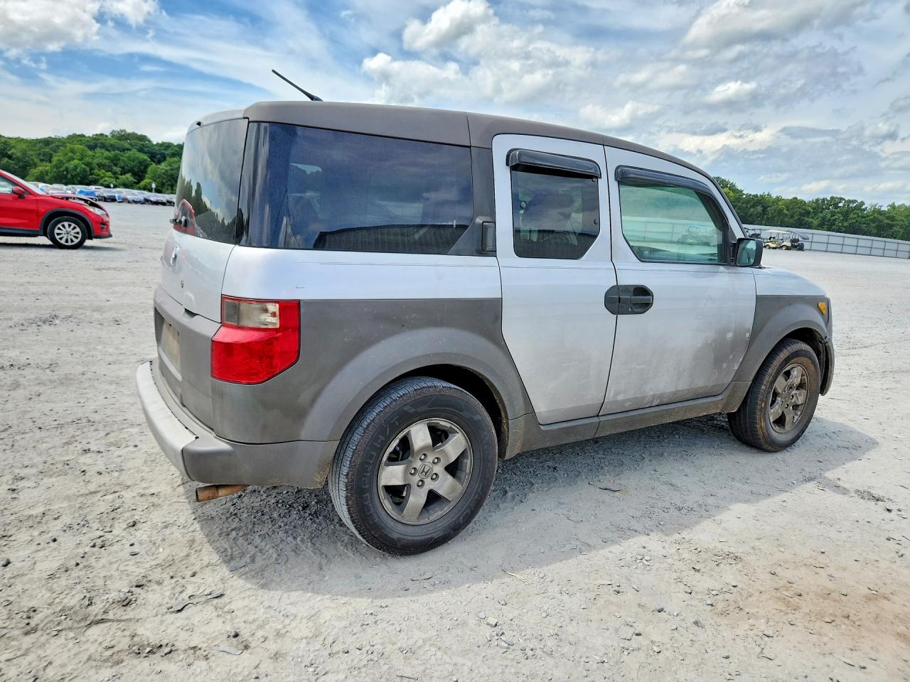 2004 Honda Element Ex Gray vin: 5J6YH18524L006477