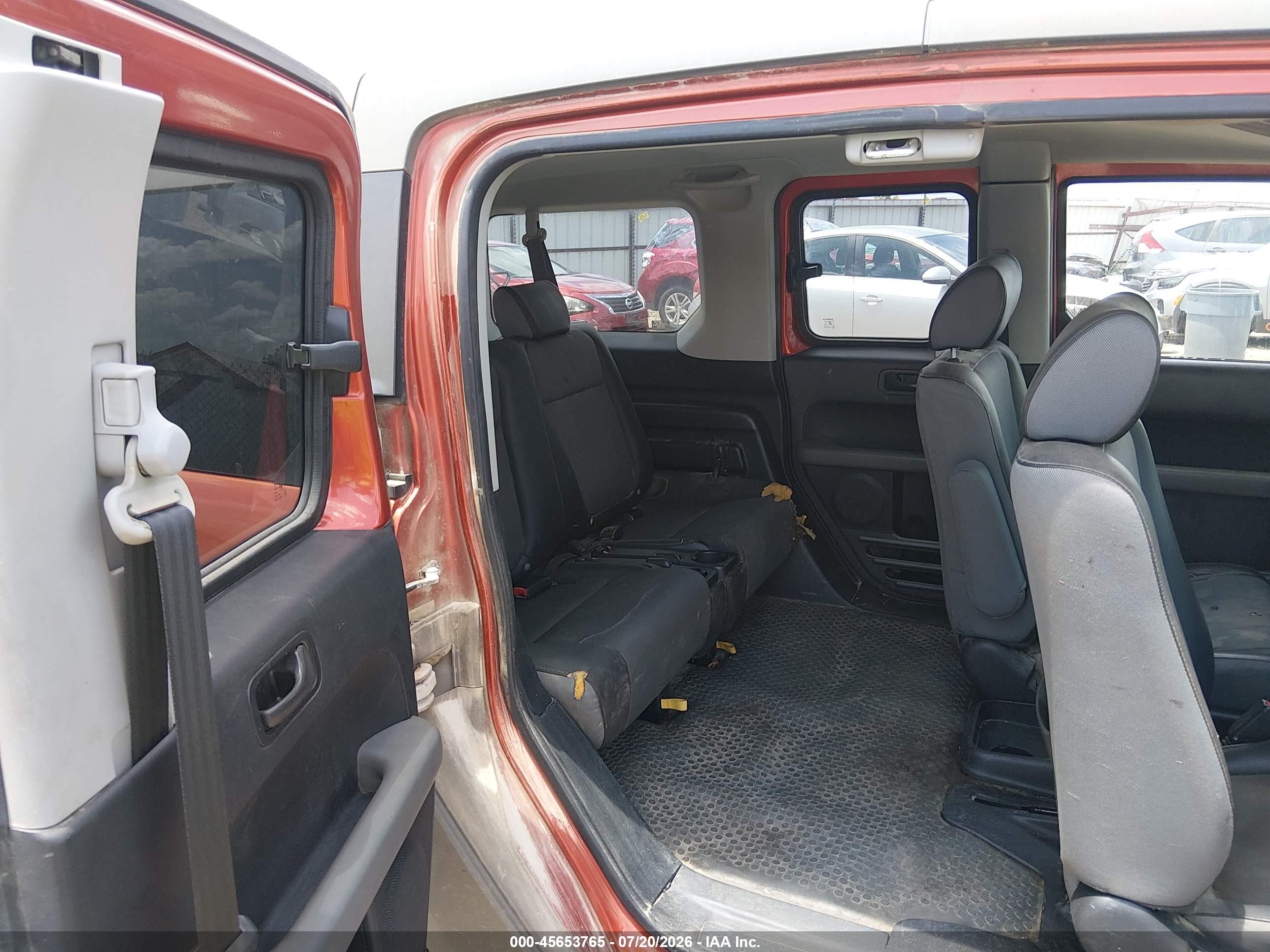2003 Honda Element Ex Orange vin: 5J6YH18533L022038
