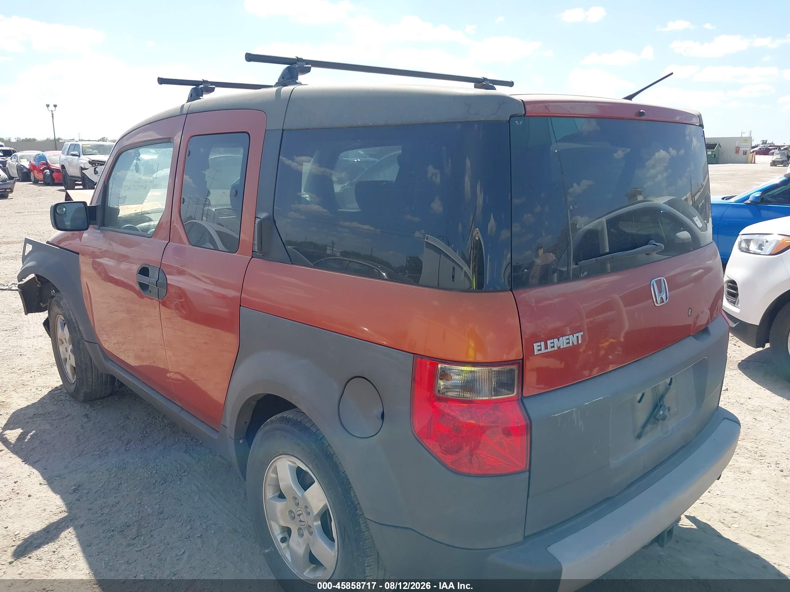 2004 Honda Element Ex Orange vin: 5J6YH18534L015317