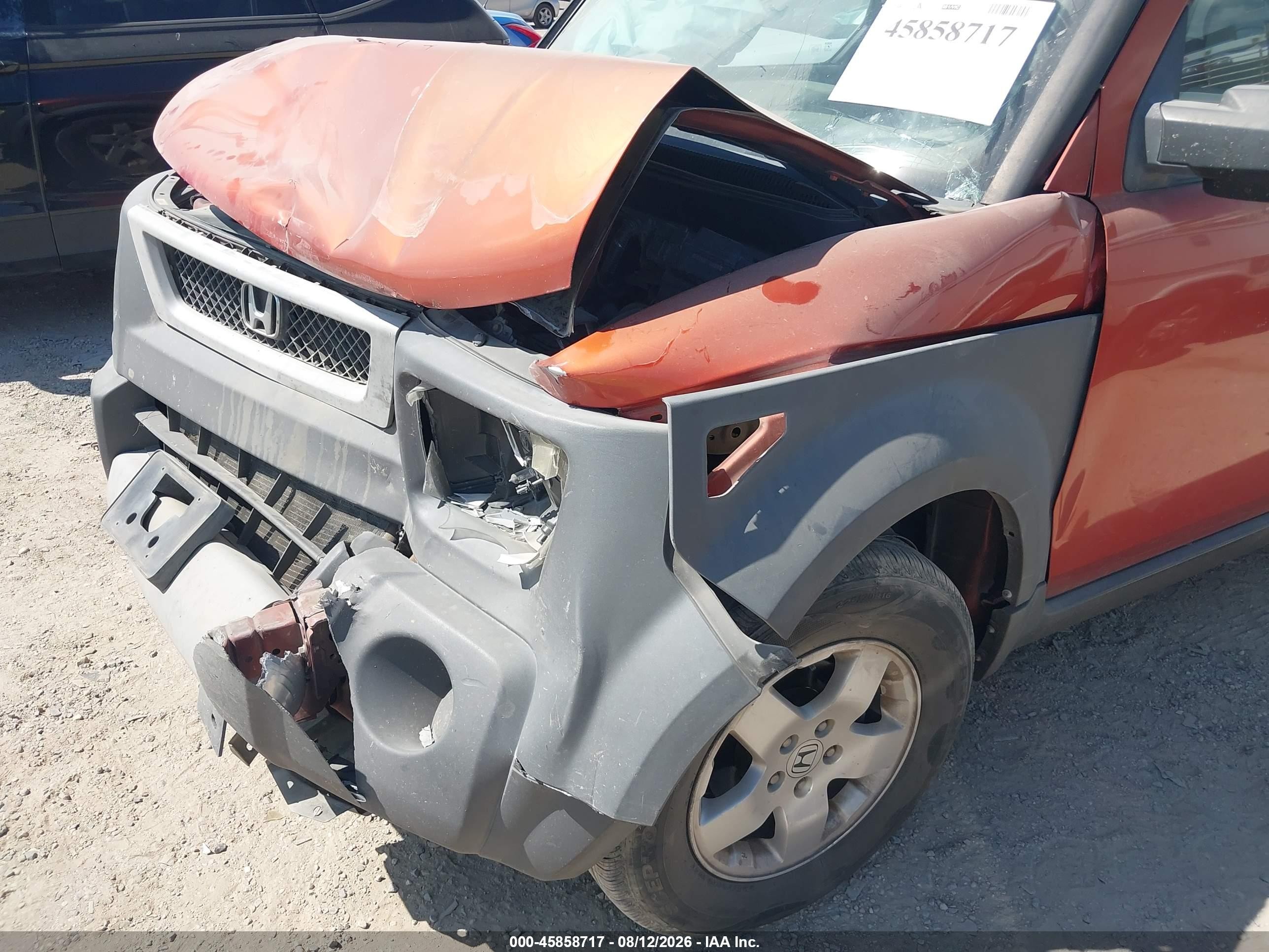 2004 Honda Element Ex Orange vin: 5J6YH18534L015317