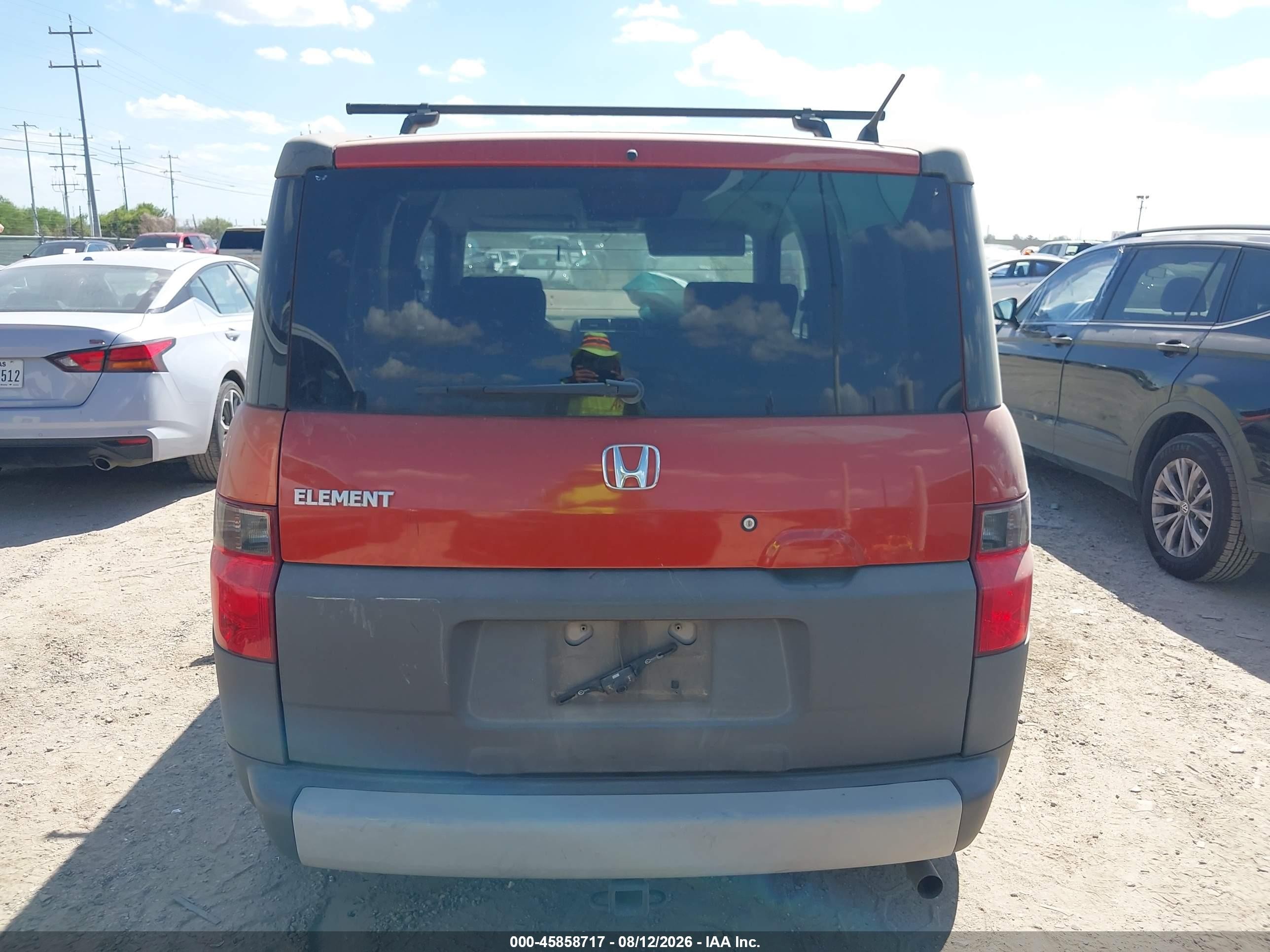 2004 Honda Element Ex Orange vin: 5J6YH18534L015317