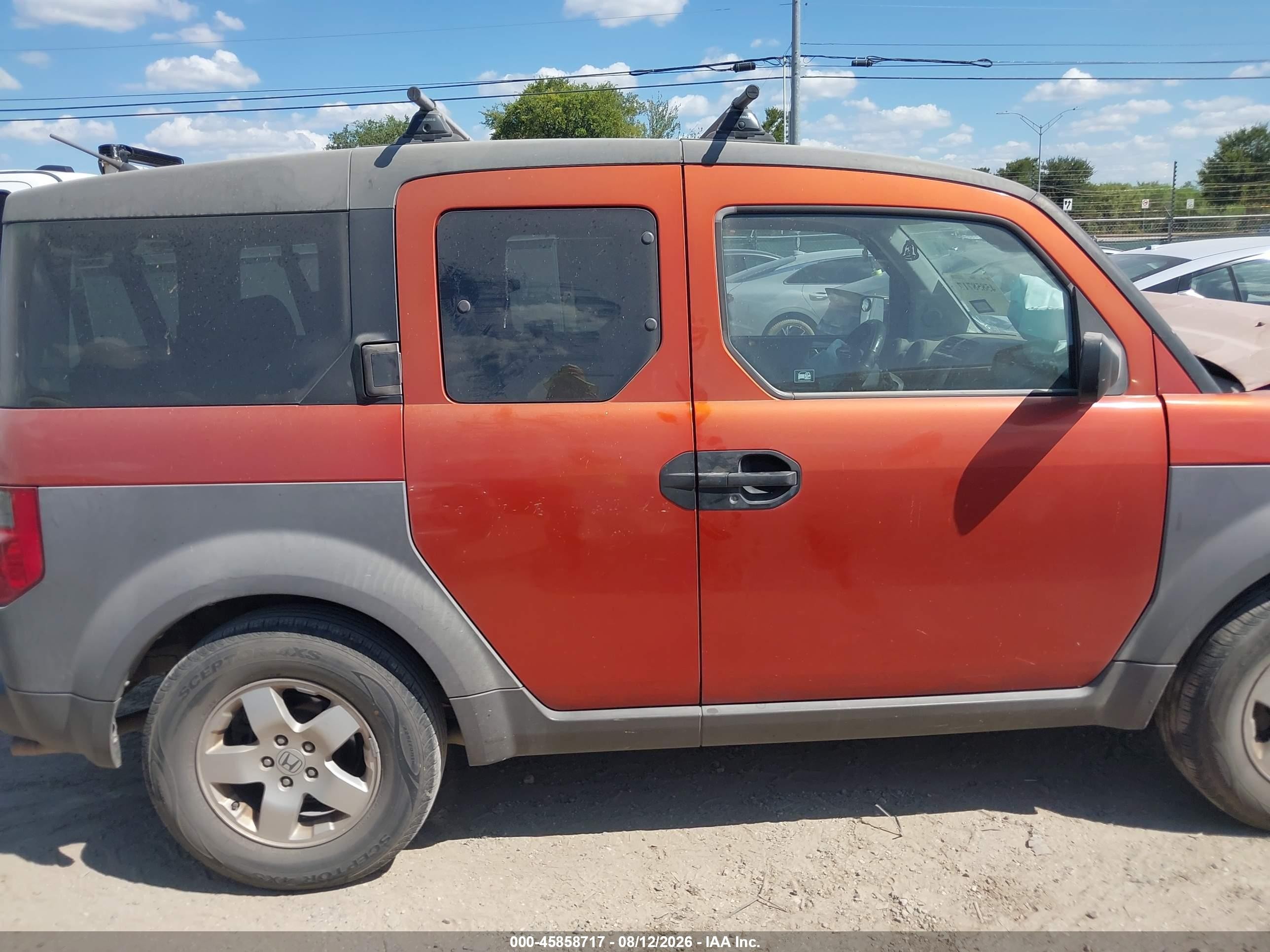2004 Honda Element Ex Orange vin: 5J6YH18534L015317