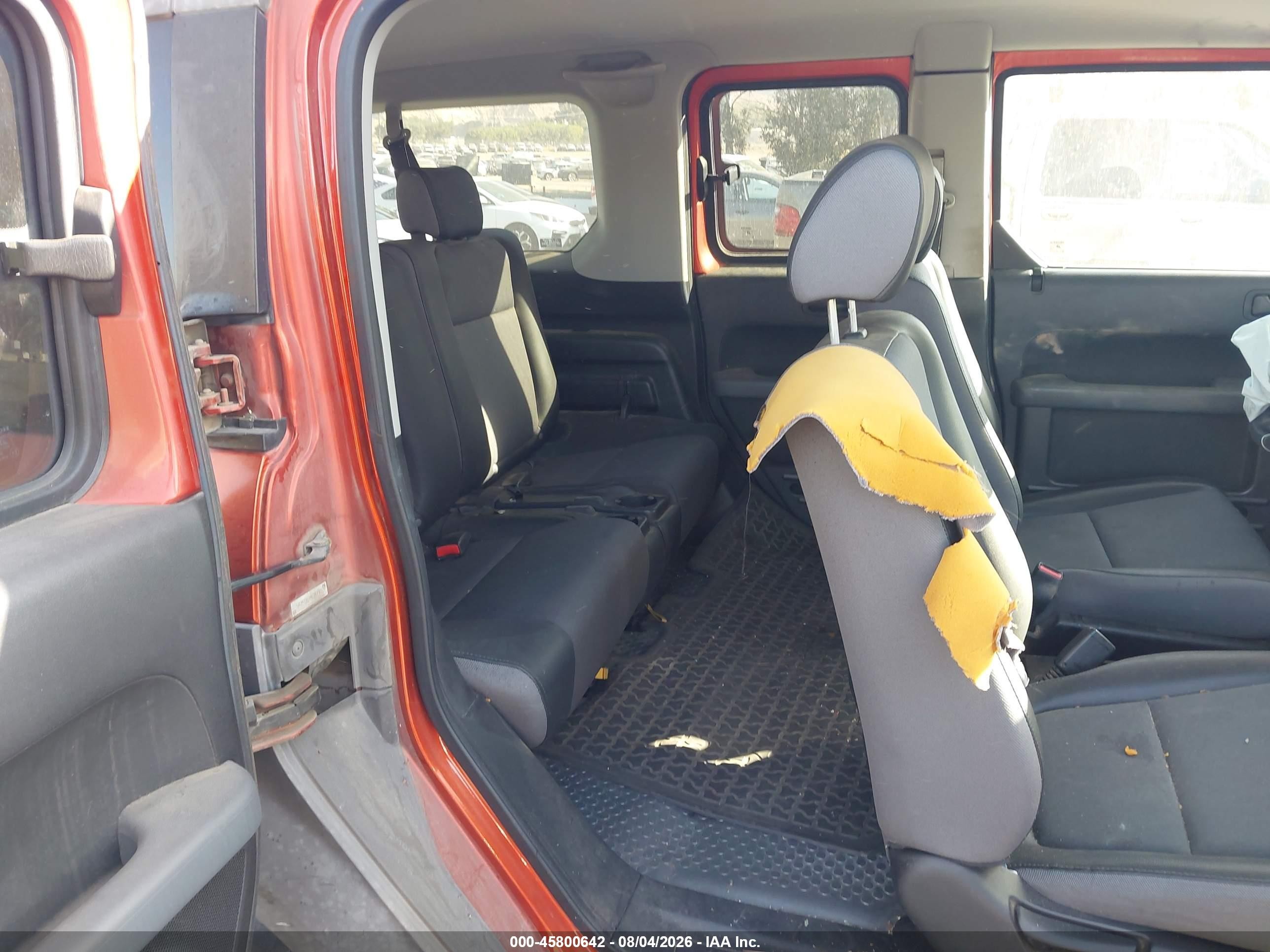 2004 Honda Element Ex Orange vin: 5J6YH18544L007775