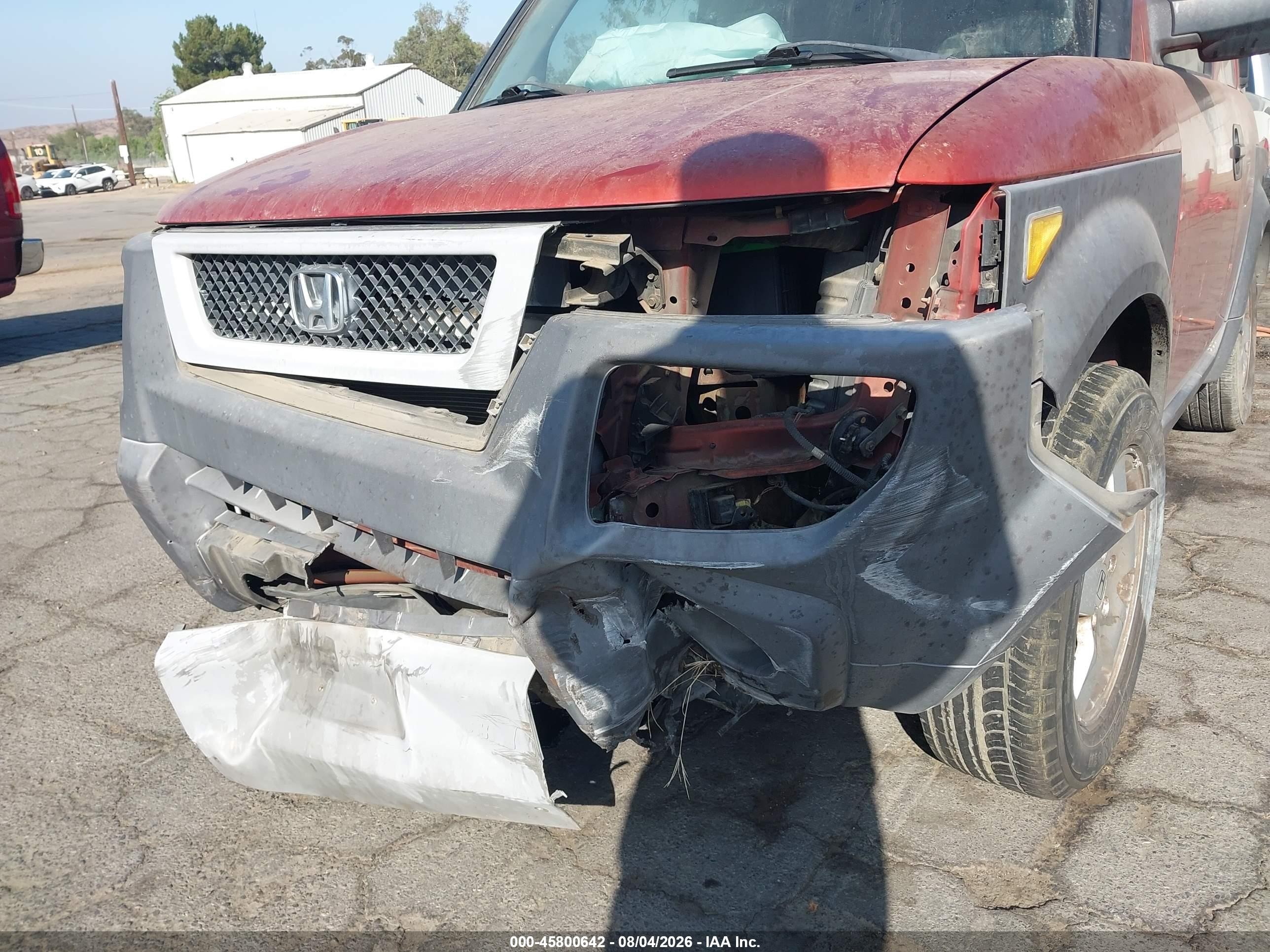 2004 Honda Element Ex Orange vin: 5J6YH18544L007775