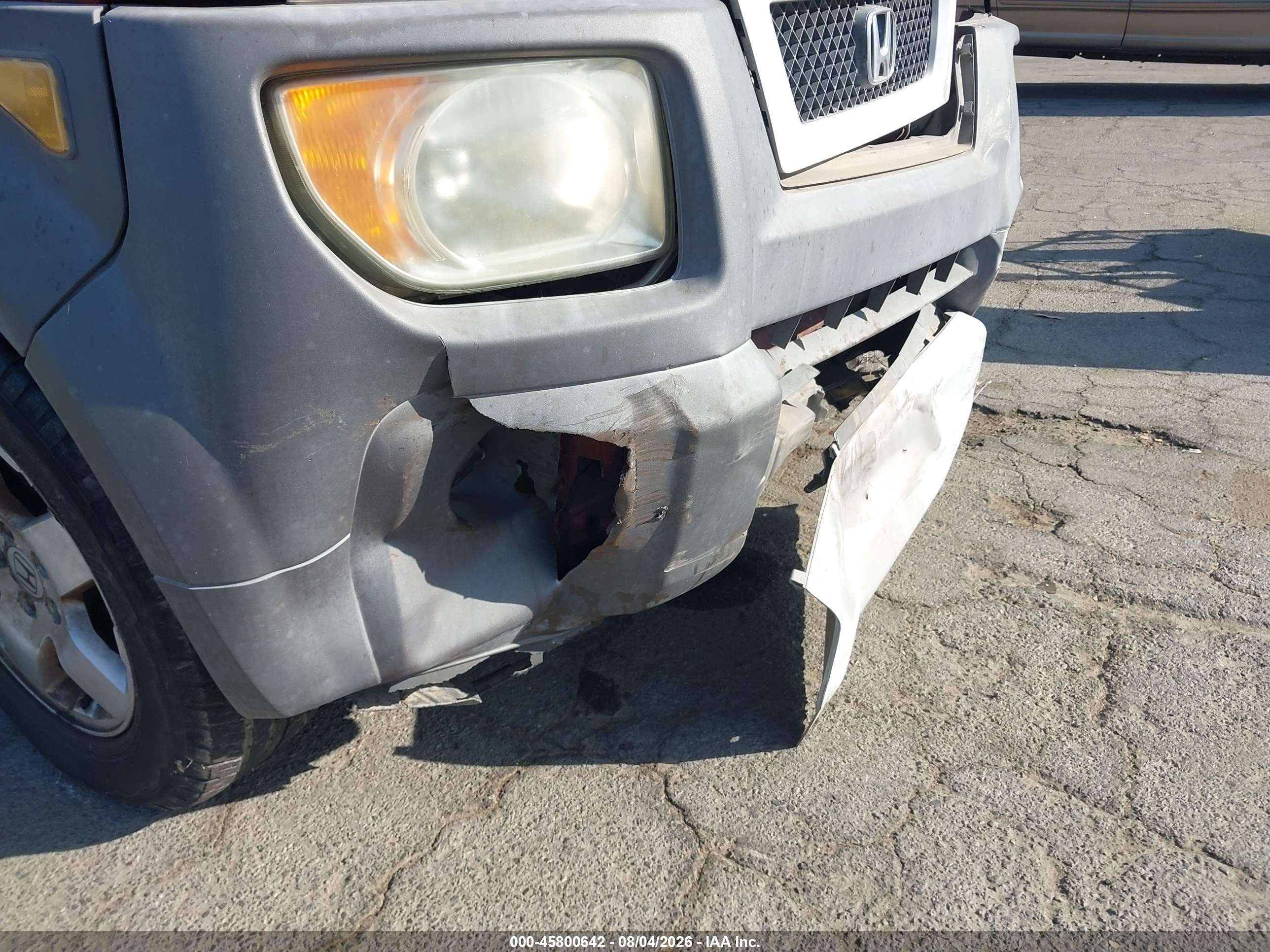 2004 Honda Element Ex Orange vin: 5J6YH18544L007775