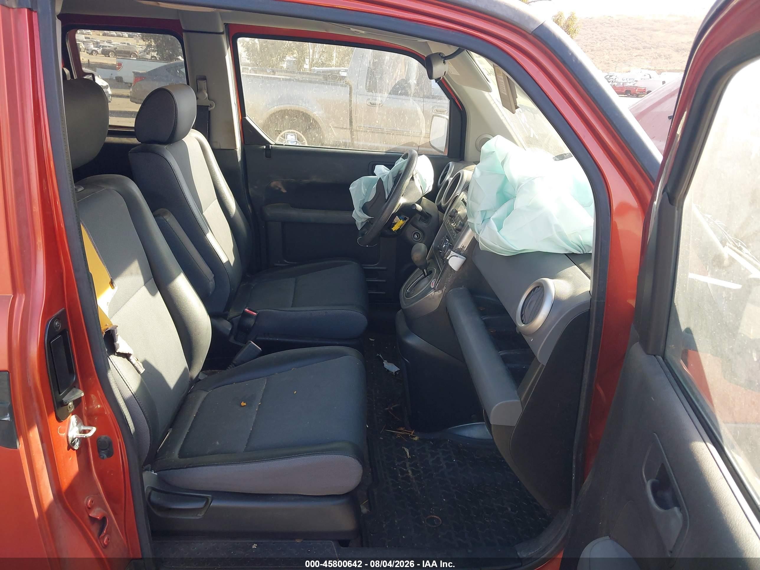 2004 Honda Element Ex Orange vin: 5J6YH18544L007775