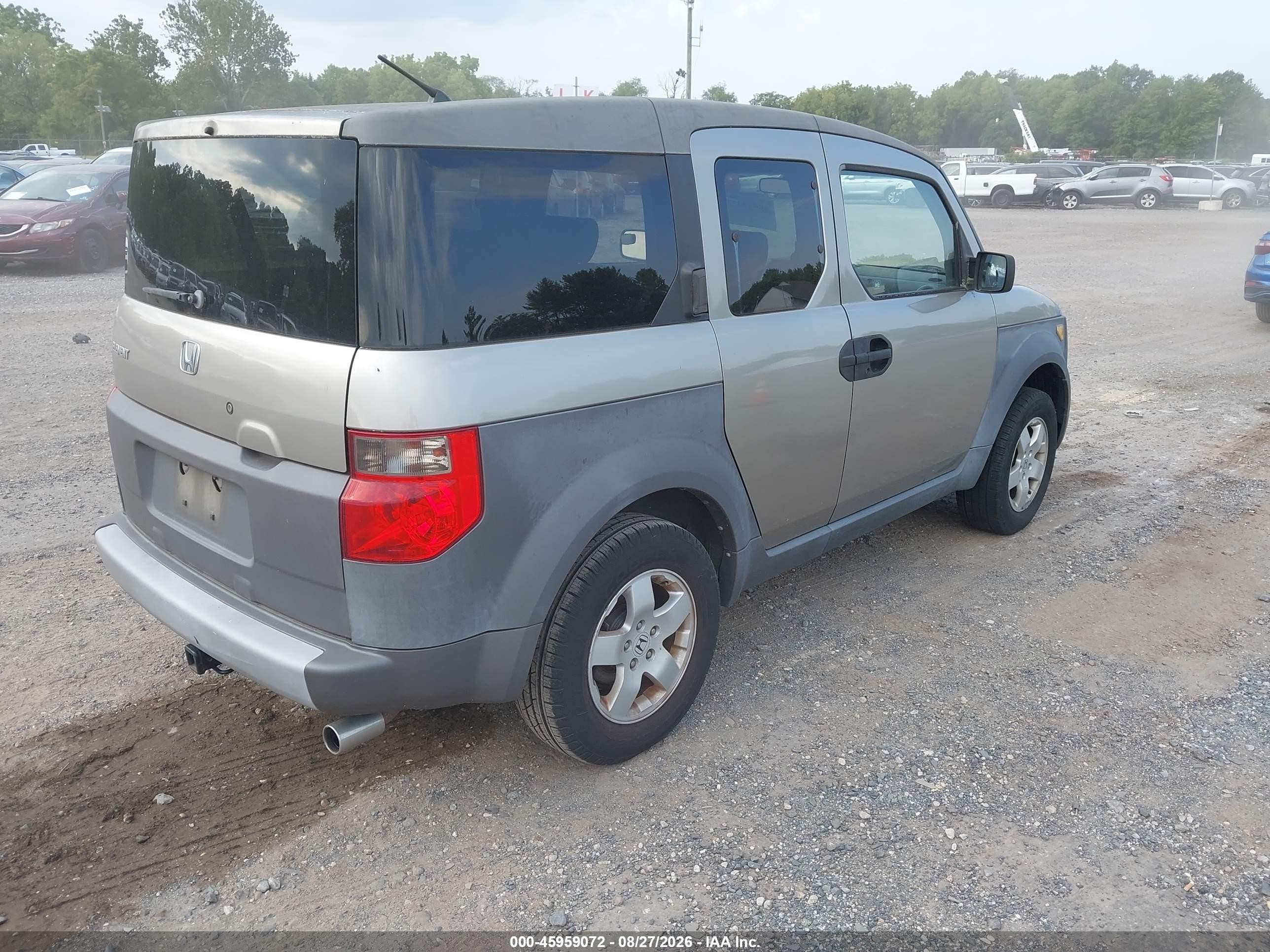 2004 Honda Element Ex Желто-коричневый vin: 5J6YH18554L004125
