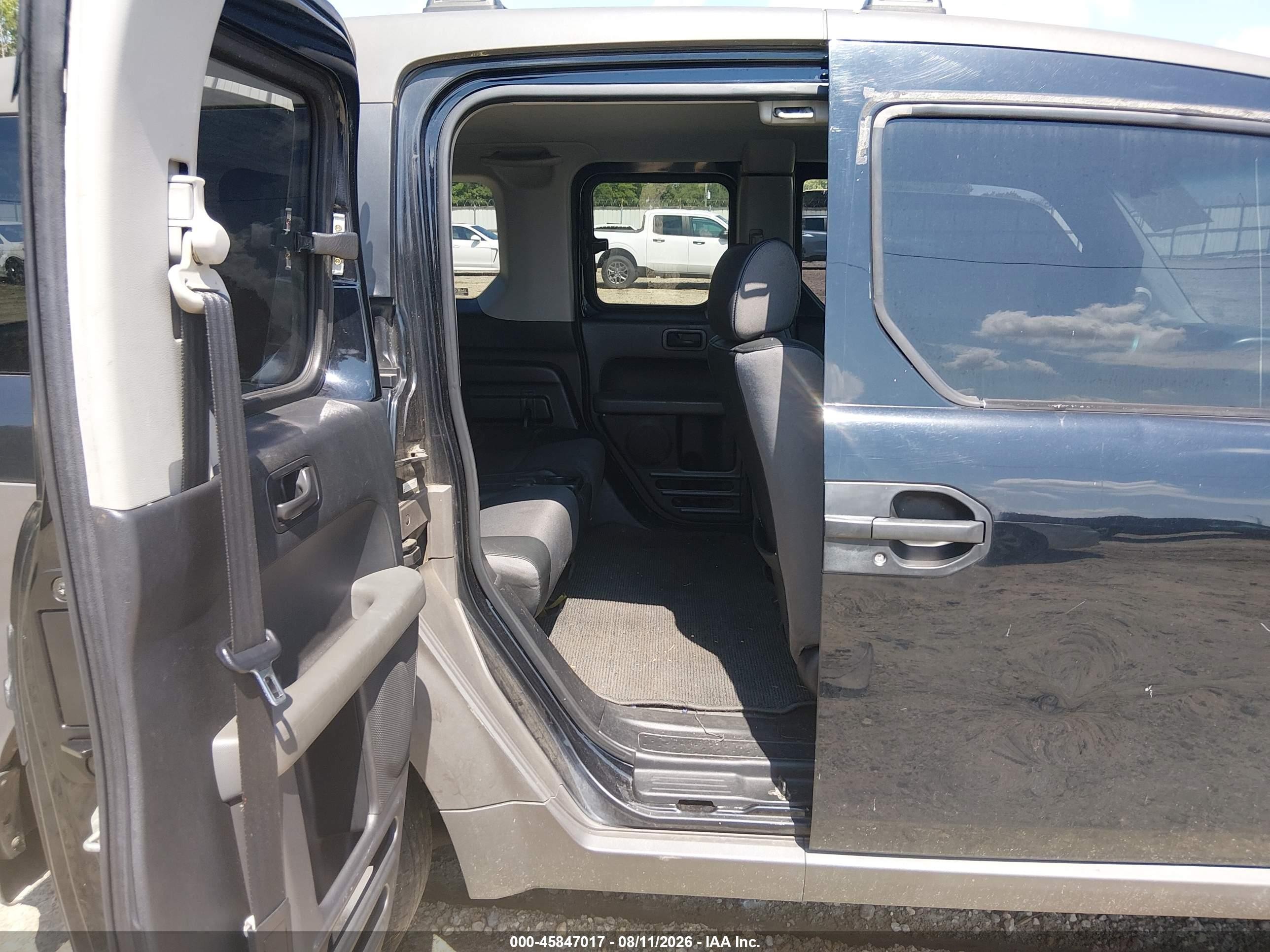 2003 Honda Element Ex Black vin: 5J6YH18563L000423