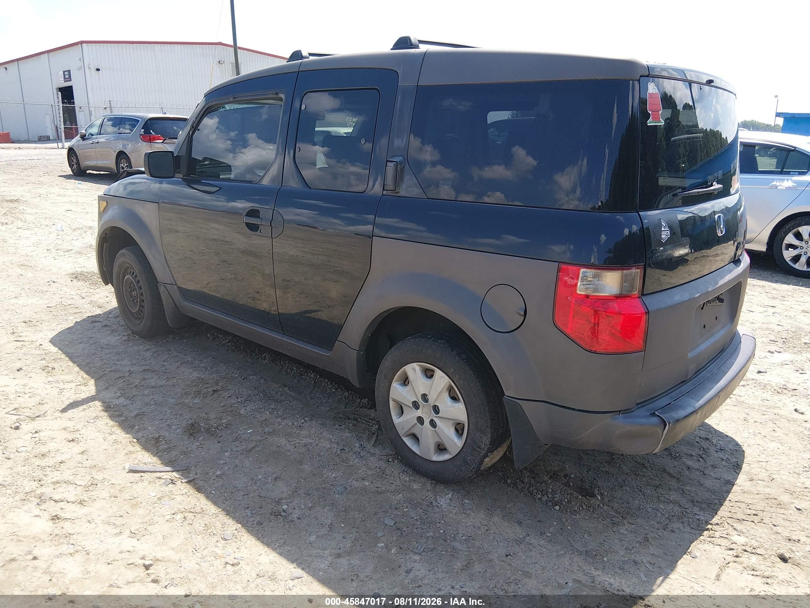 2003 Honda Element Ex Black vin: 5J6YH18563L000423