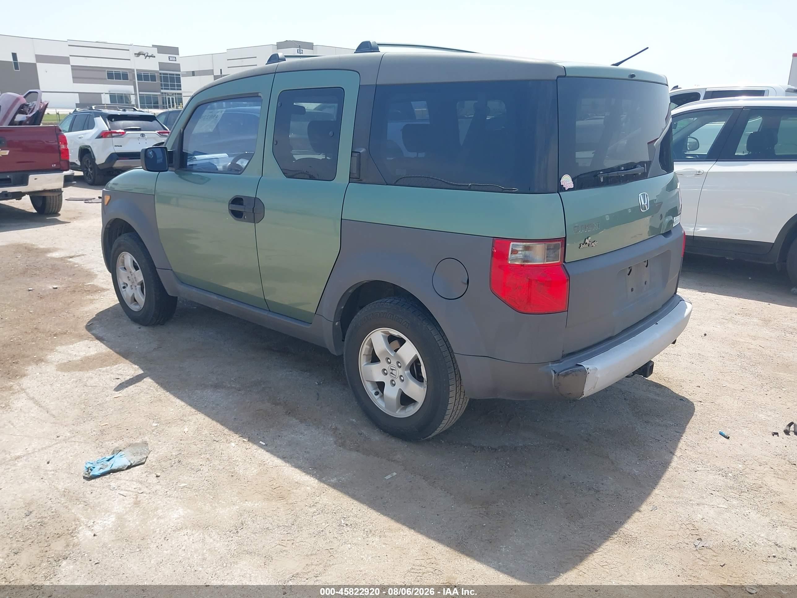 2003 Honda Element Ex Зеленый vin: 5J6YH18563L010871