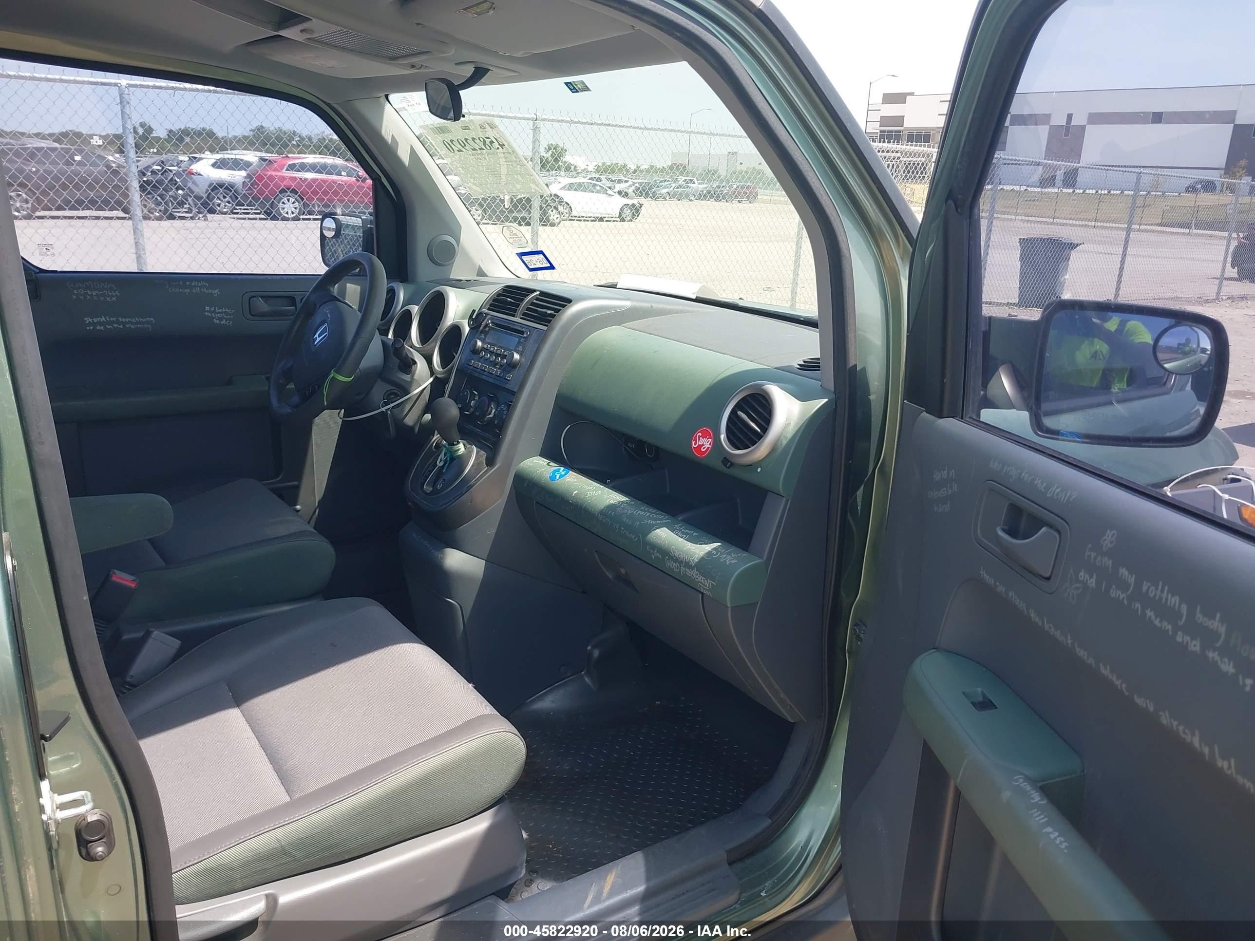 2003 Honda Element Ex Зеленый vin: 5J6YH18563L010871