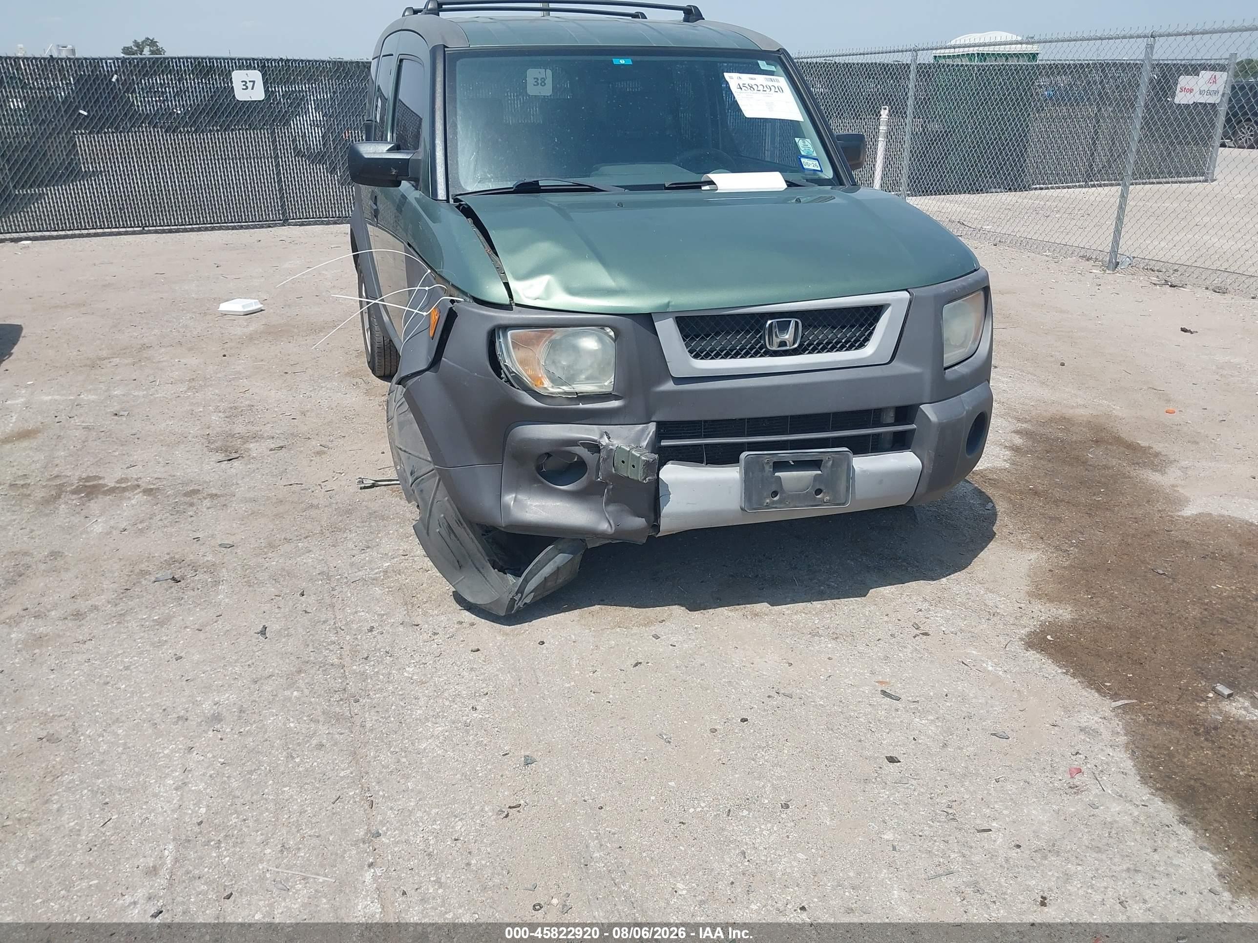 2003 Honda Element Ex Зеленый vin: 5J6YH18563L010871