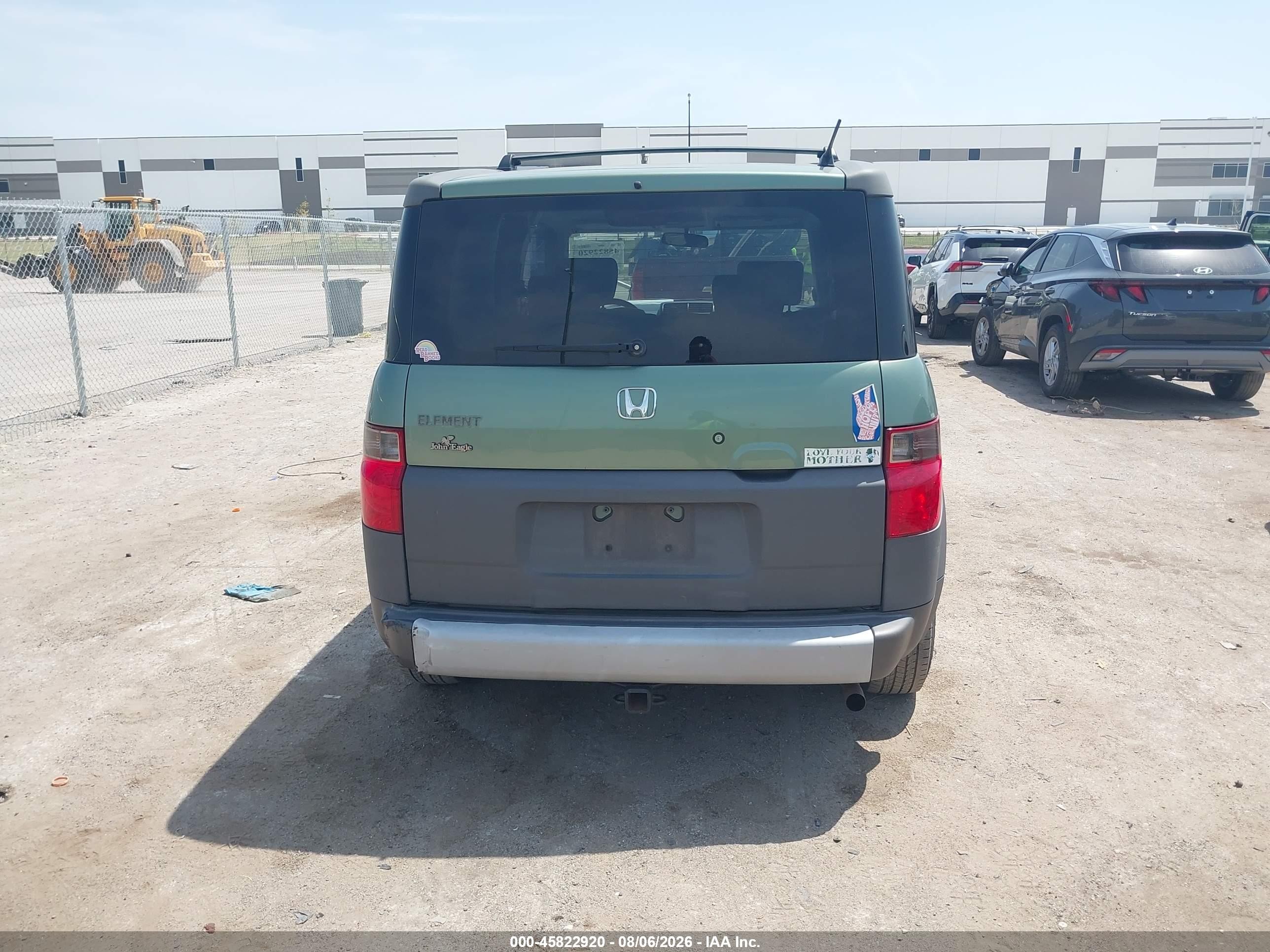 2003 Honda Element Ex Зеленый vin: 5J6YH18563L010871