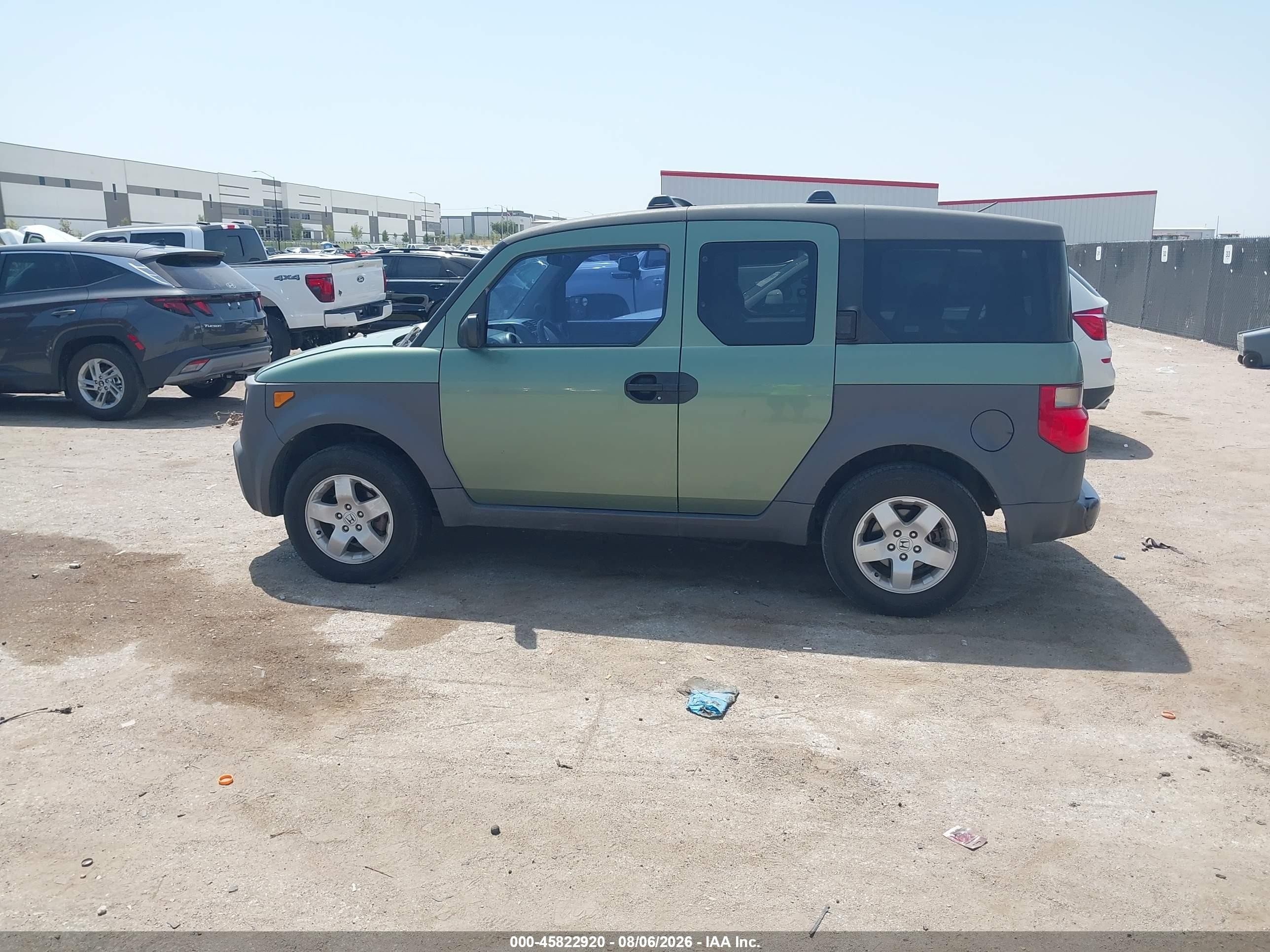 2003 Honda Element Ex Зеленый vin: 5J6YH18563L010871