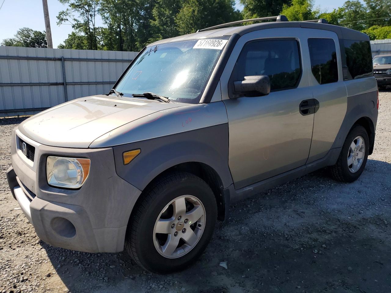 2003 Honda Element Ex Beige vin: 5J6YH18563L019778