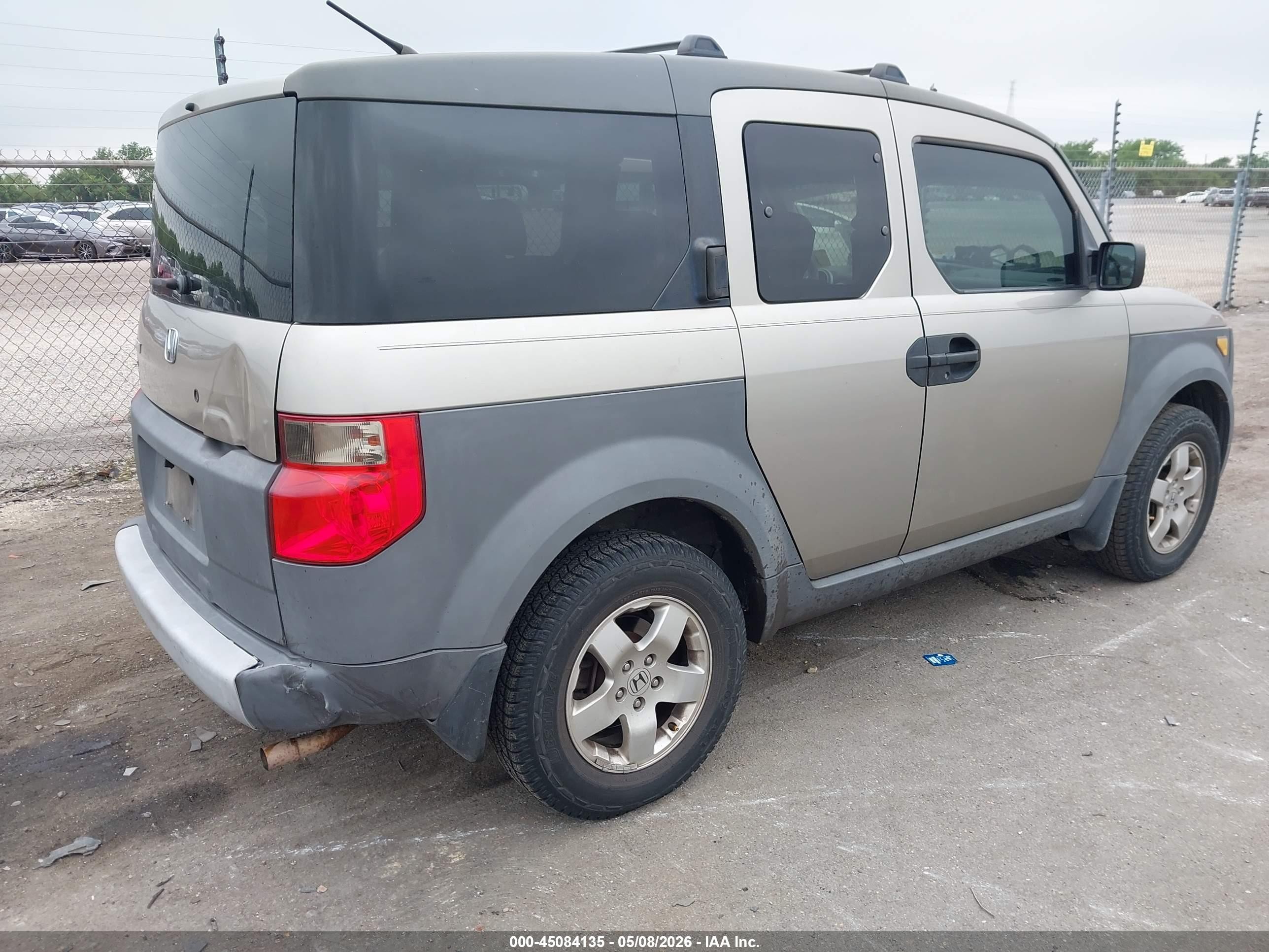2004 Honda Element Ex Желто-коричневый vin: 5J6YH18564L010192