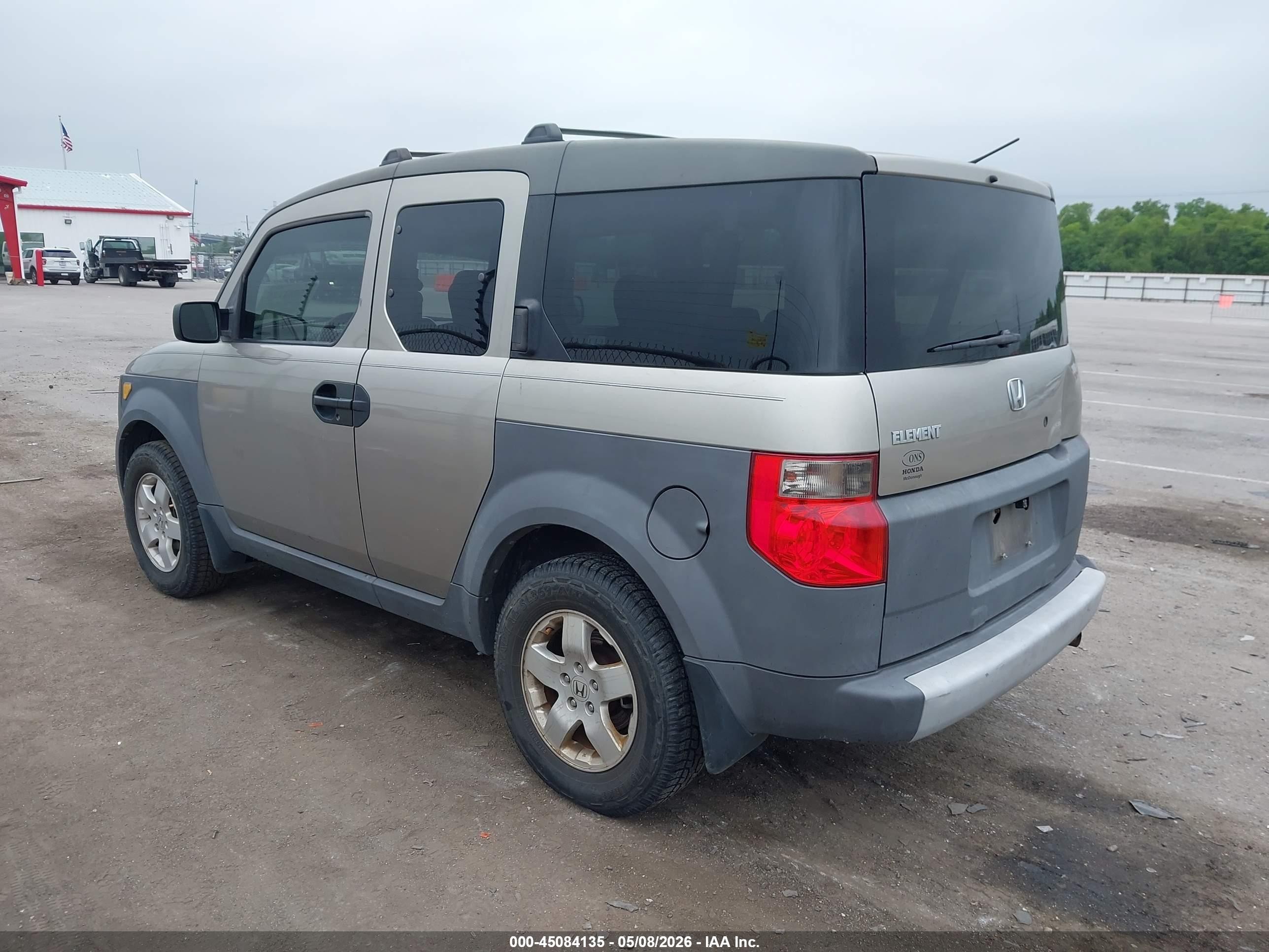 2004 Honda Element Ex Желто-коричневый vin: 5J6YH18564L010192