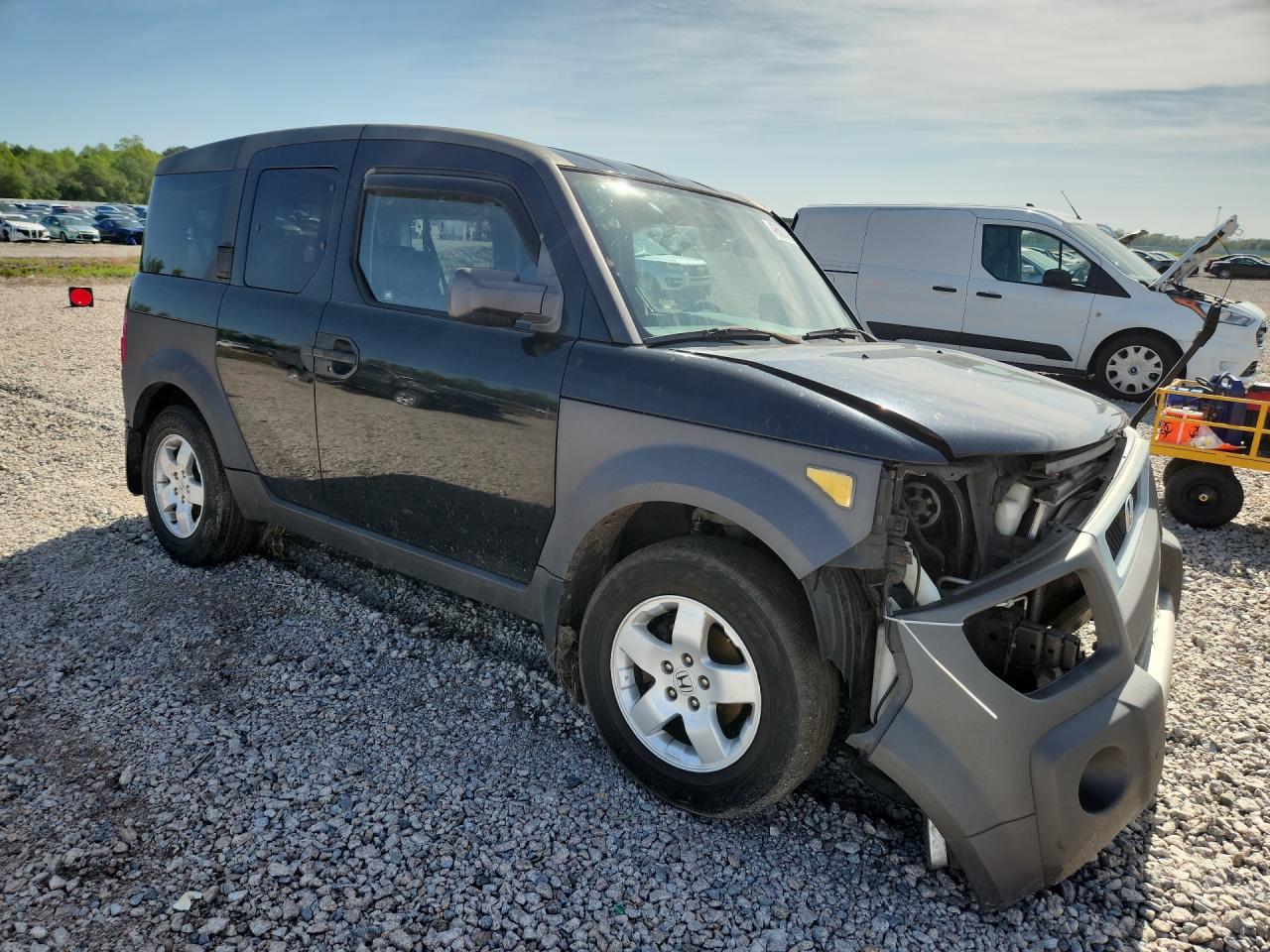 2004 Honda Element Ex Black vin: 5J6YH18564L016266