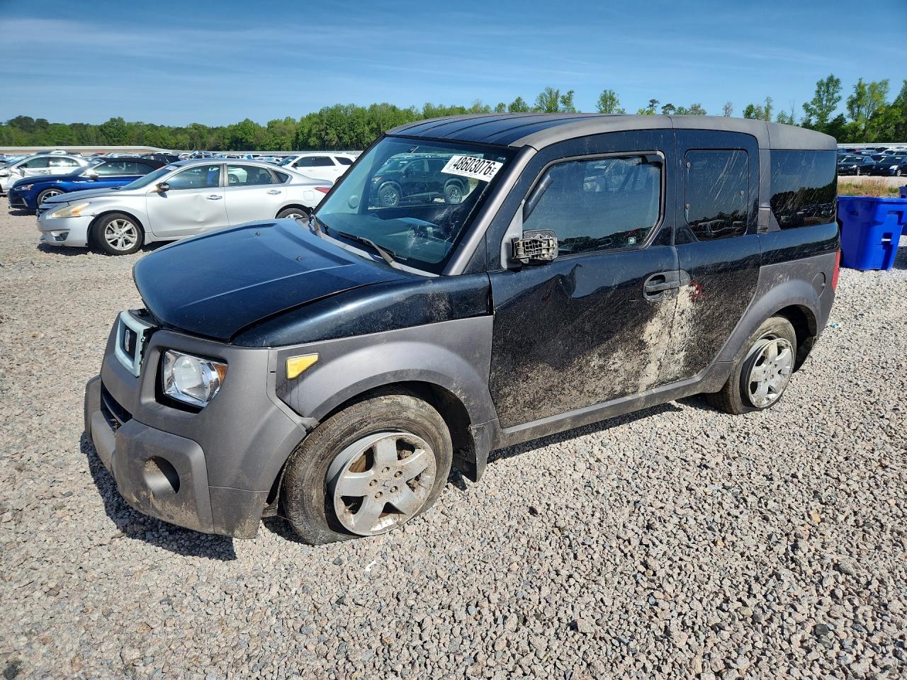 2004 Honda Element Ex Black vin: 5J6YH18564L016266