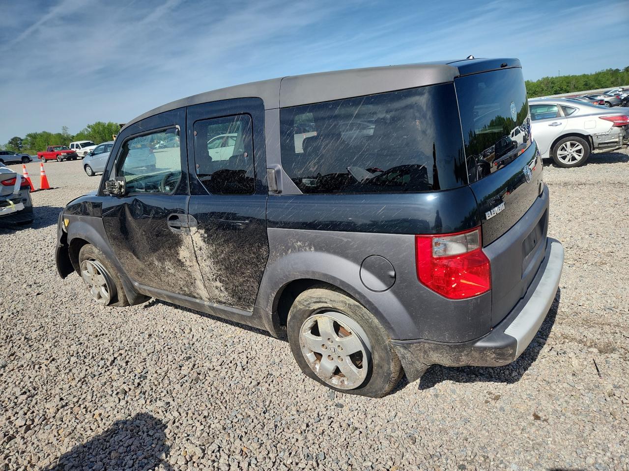 2004 Honda Element Ex Black vin: 5J6YH18564L016266
