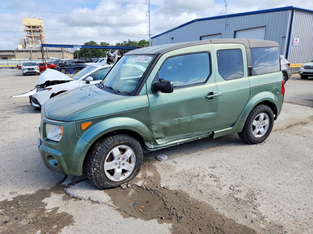 2004 Honda Element Ex Green vin: 5J6YH18574L013571
